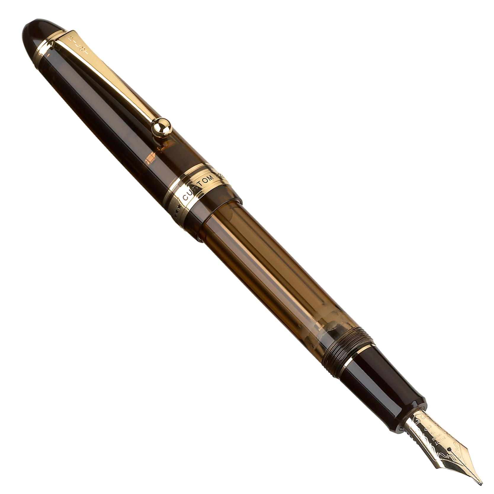 Pilot Custom 823 Amber - Fountain Pen – Nibs-USA.com