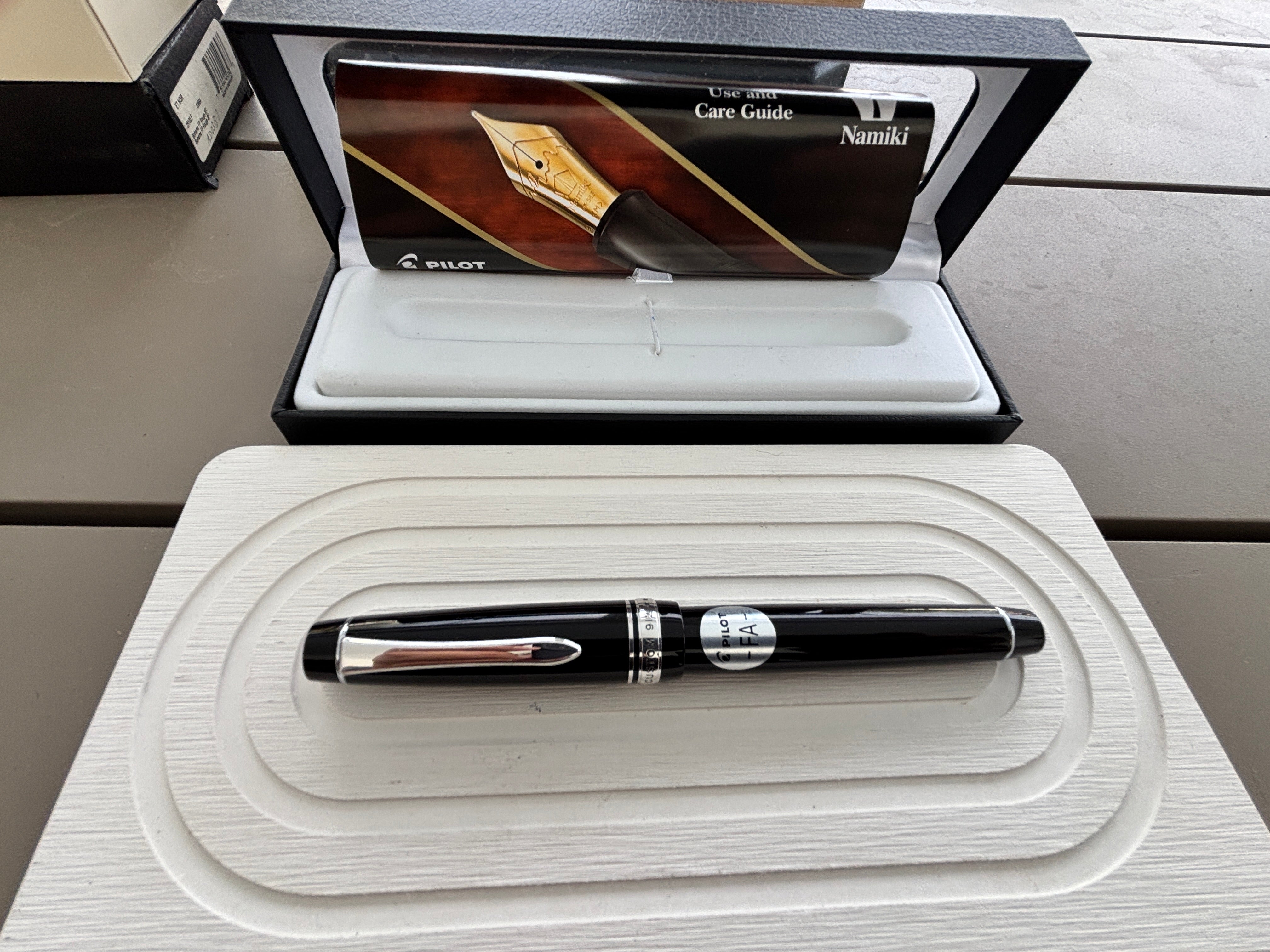 Pilot Custom 912 Black Rhodium FA Flex Nib - Fountain Pen – Nibs