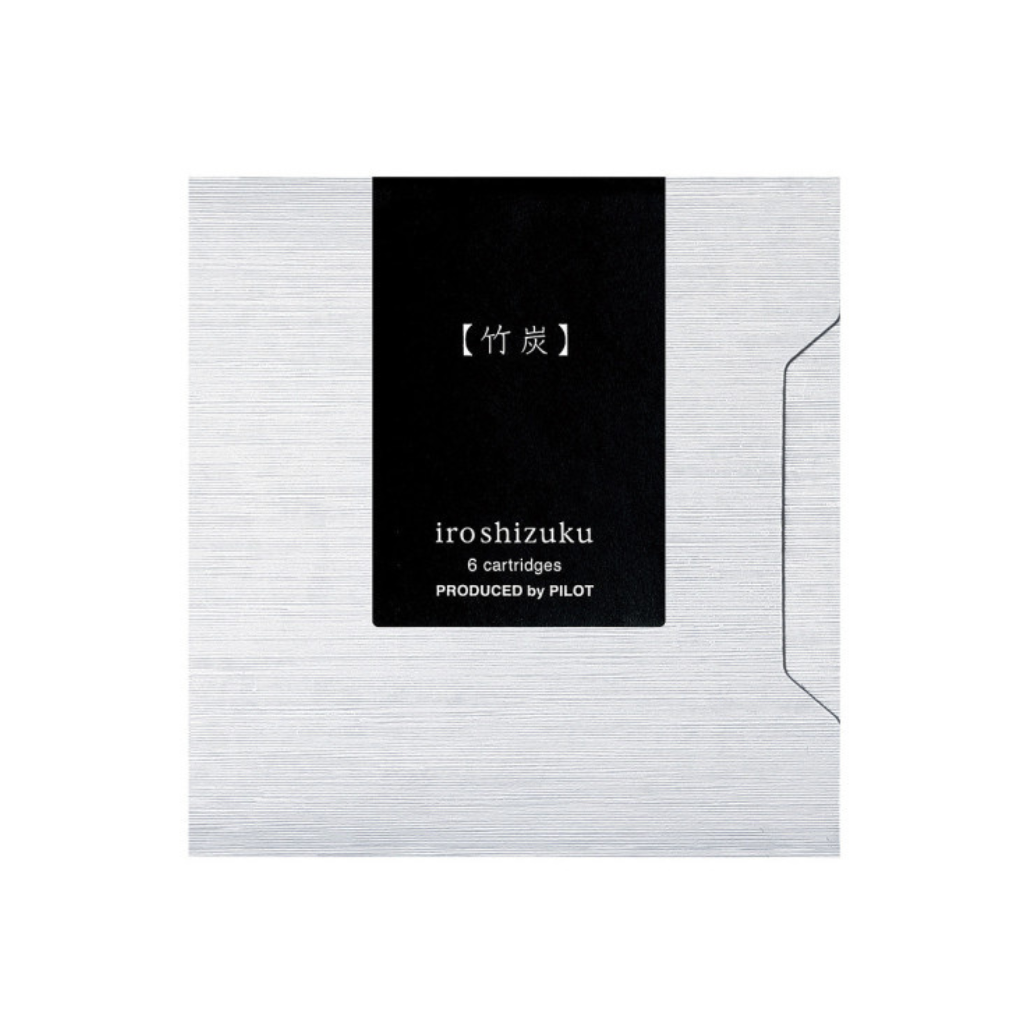 Pilot Iroshizuku Ink Cartridges - Take-sumi (Bamboo Coal Black) Pack of 6