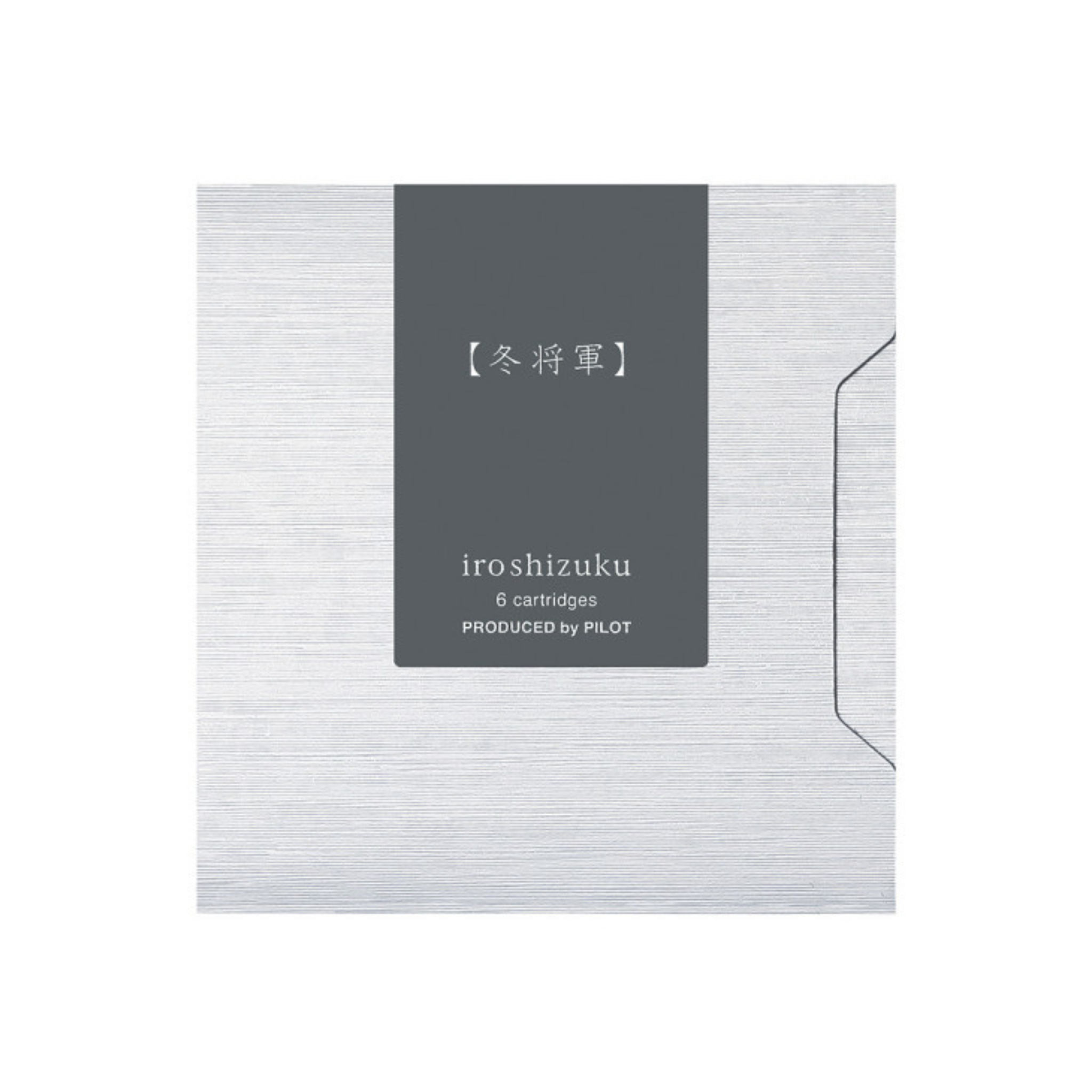 Pilot Iroshizuku Ink Cartridges - Fuyu-syogun (Rigor of Winter Grey) Pack of 6