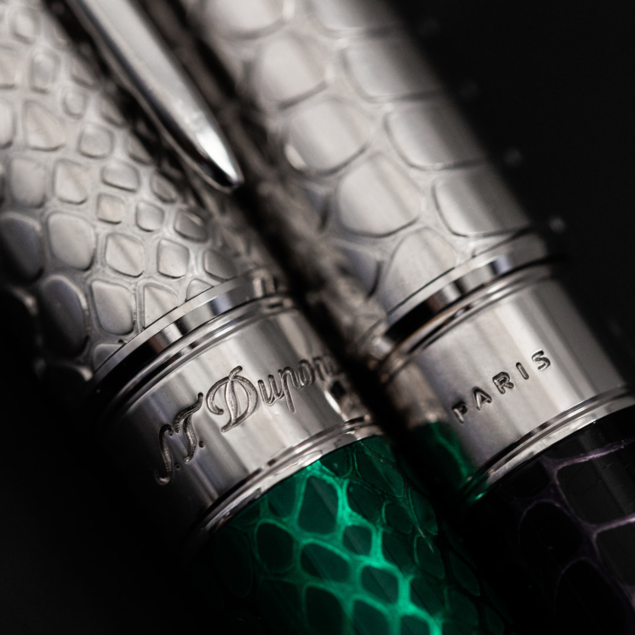 S.T. Dupont Snake Skin Green - Fountain Pen
