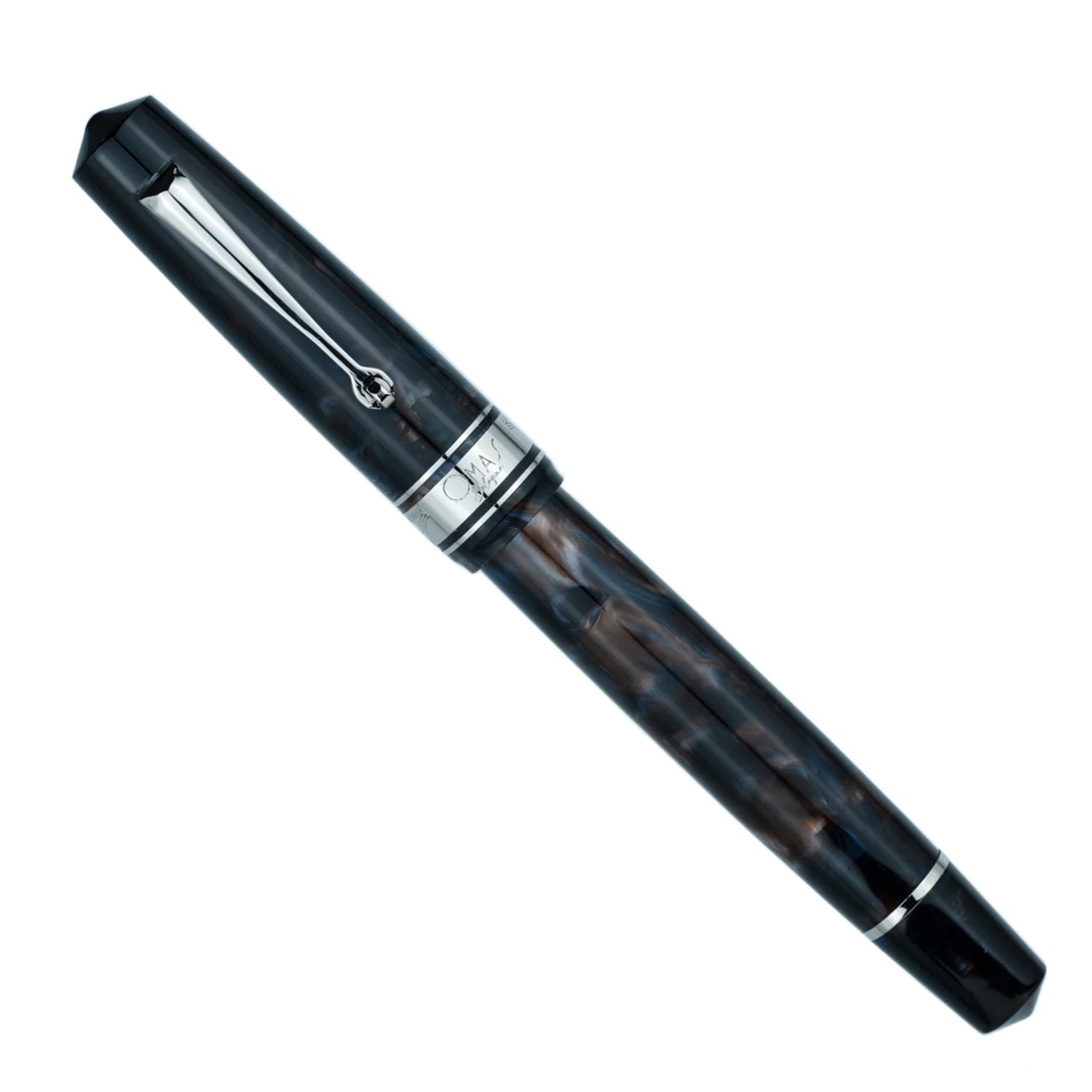 OMAS Bologna Galassia Silver Trim - Fountain Pen