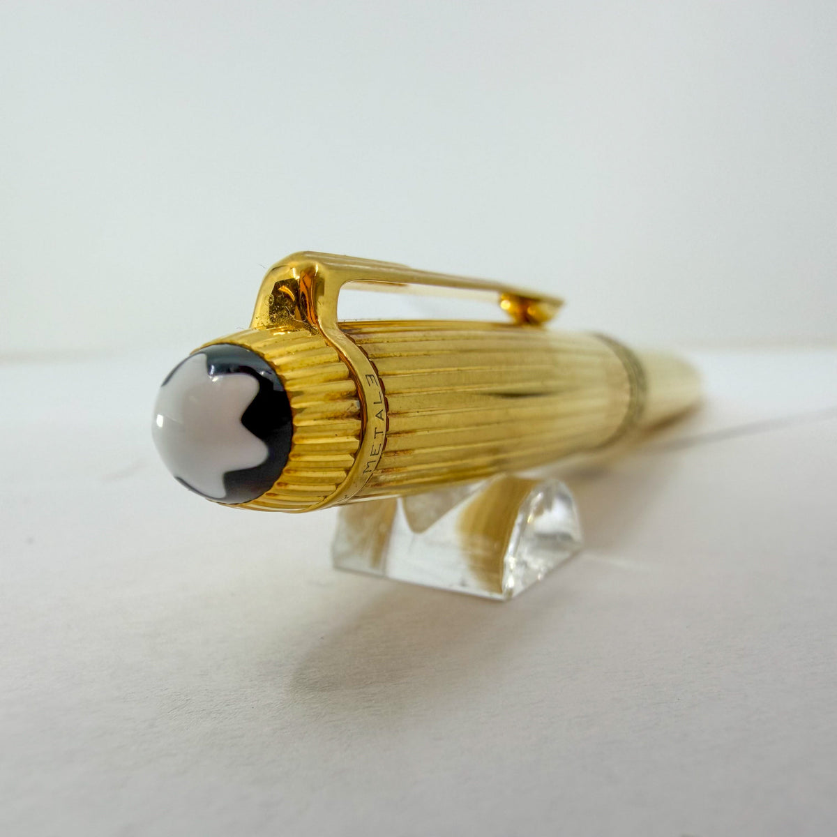 Montblanc Solitaire Pinstriped Gold Vermeil #165 - Mechanical Pencil (0.5mm)