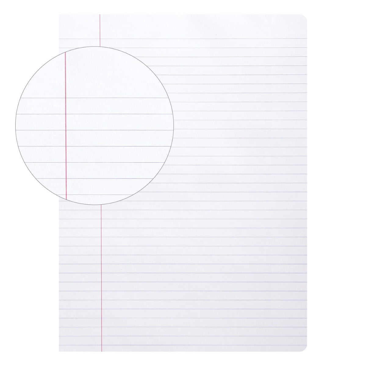 Clairefontaine Classic Staplebound Lined W/ Margin (8.25 x 11.75" Assorted) - Notebook