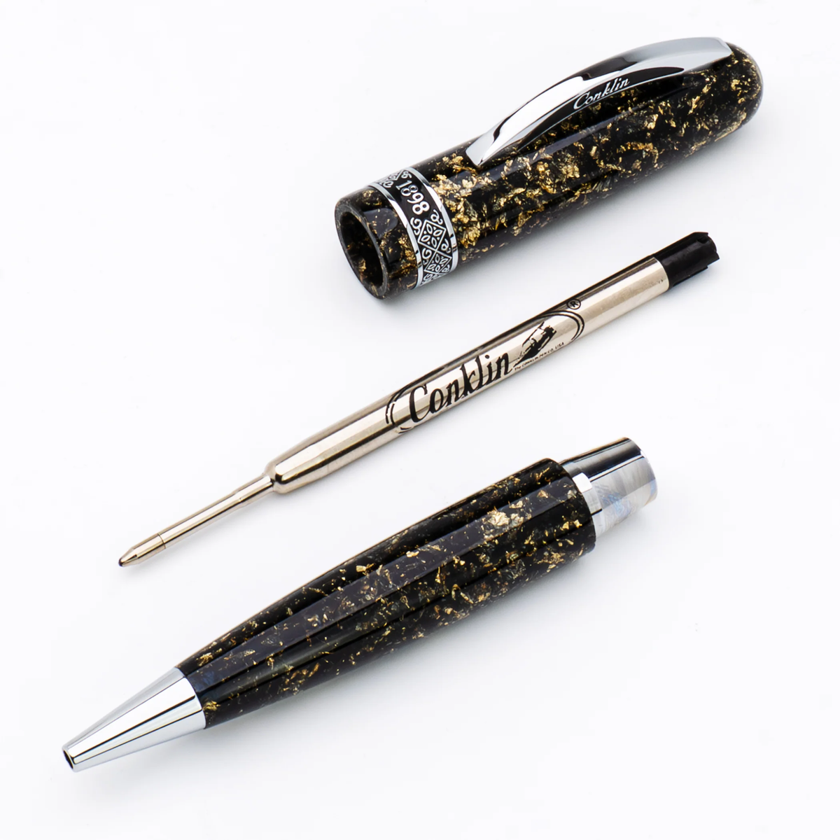 CONKLIN 1898 Solaris Black Ballpoint Pen Collection