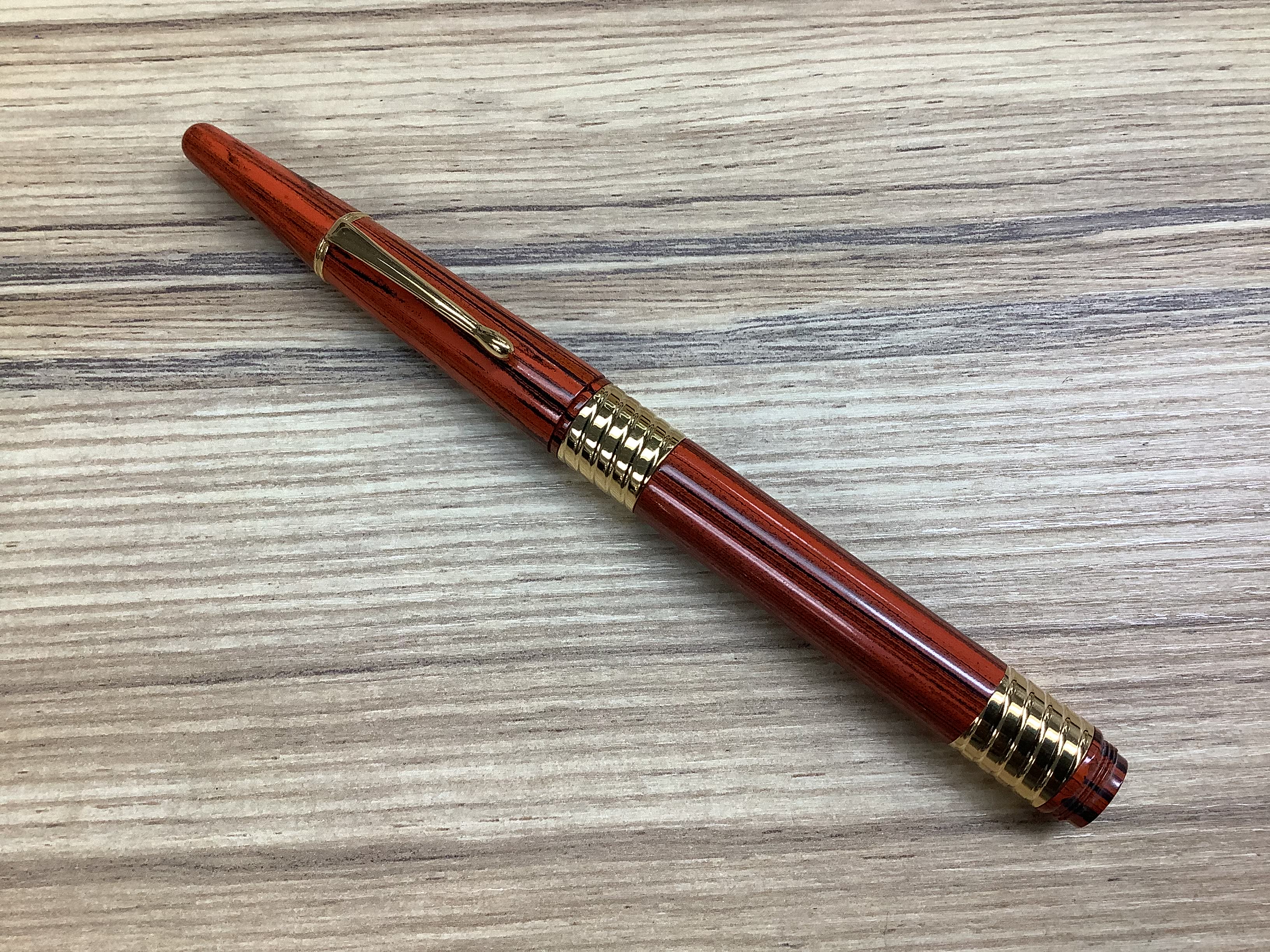 Pen Collectors of America 2001 Limited Edition Redwood Two Tone 18k Gold Nib - Fountain Pen