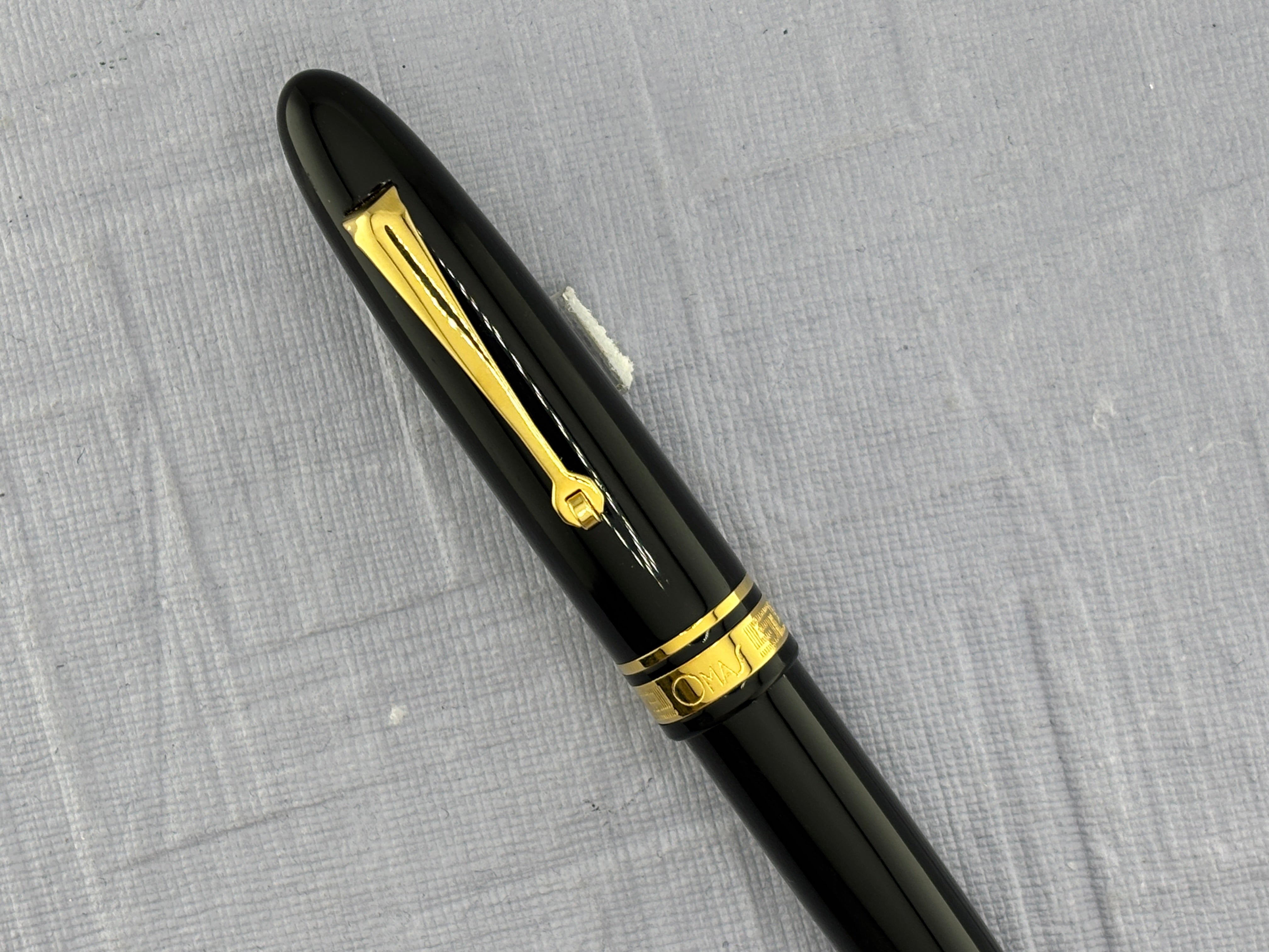 Omas Ogiva Black with Gold Trim - Ballpoint Pen