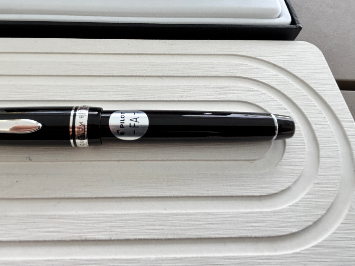 Pilot Custom 912 Black Rhodium FA Flex Nib - Fountain Pen