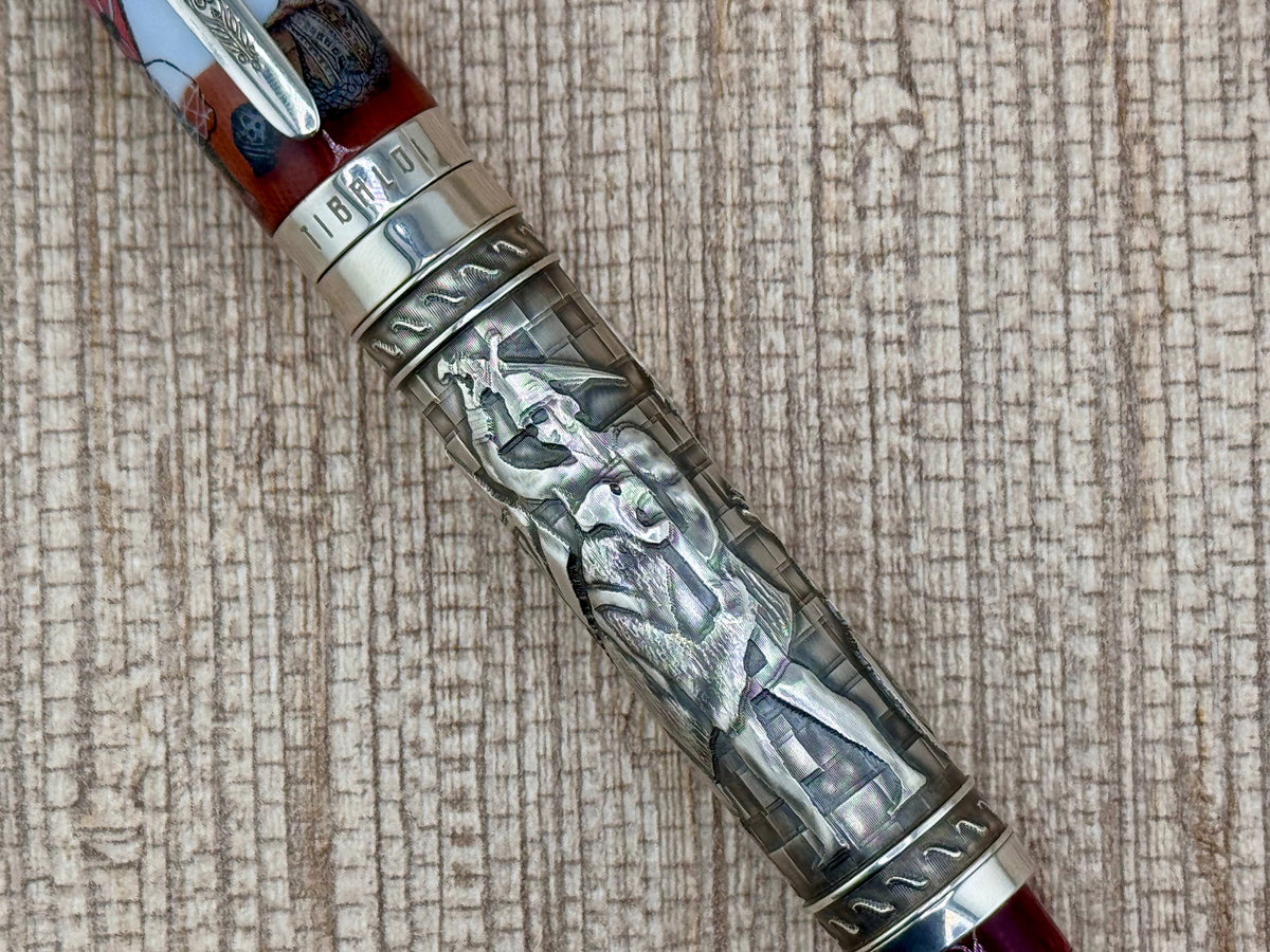 Tibaldi Spartacus Limited Editon  # 069/301 Sterling Silver - Rollerball Pen