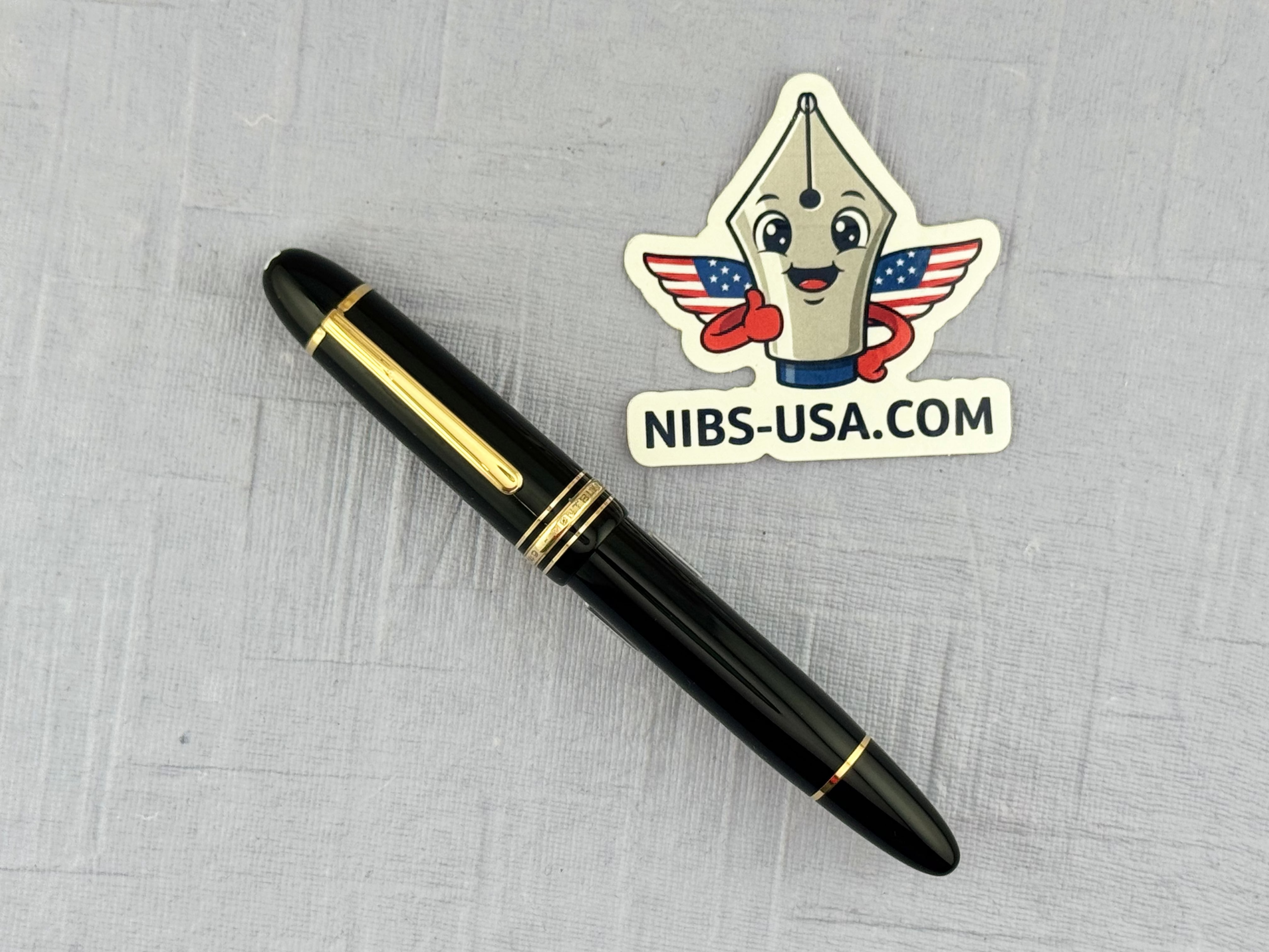 Montblanc Meisterstück Model 149 Black with Gold Trim Circa 1978 Vintage - Fountain Pen