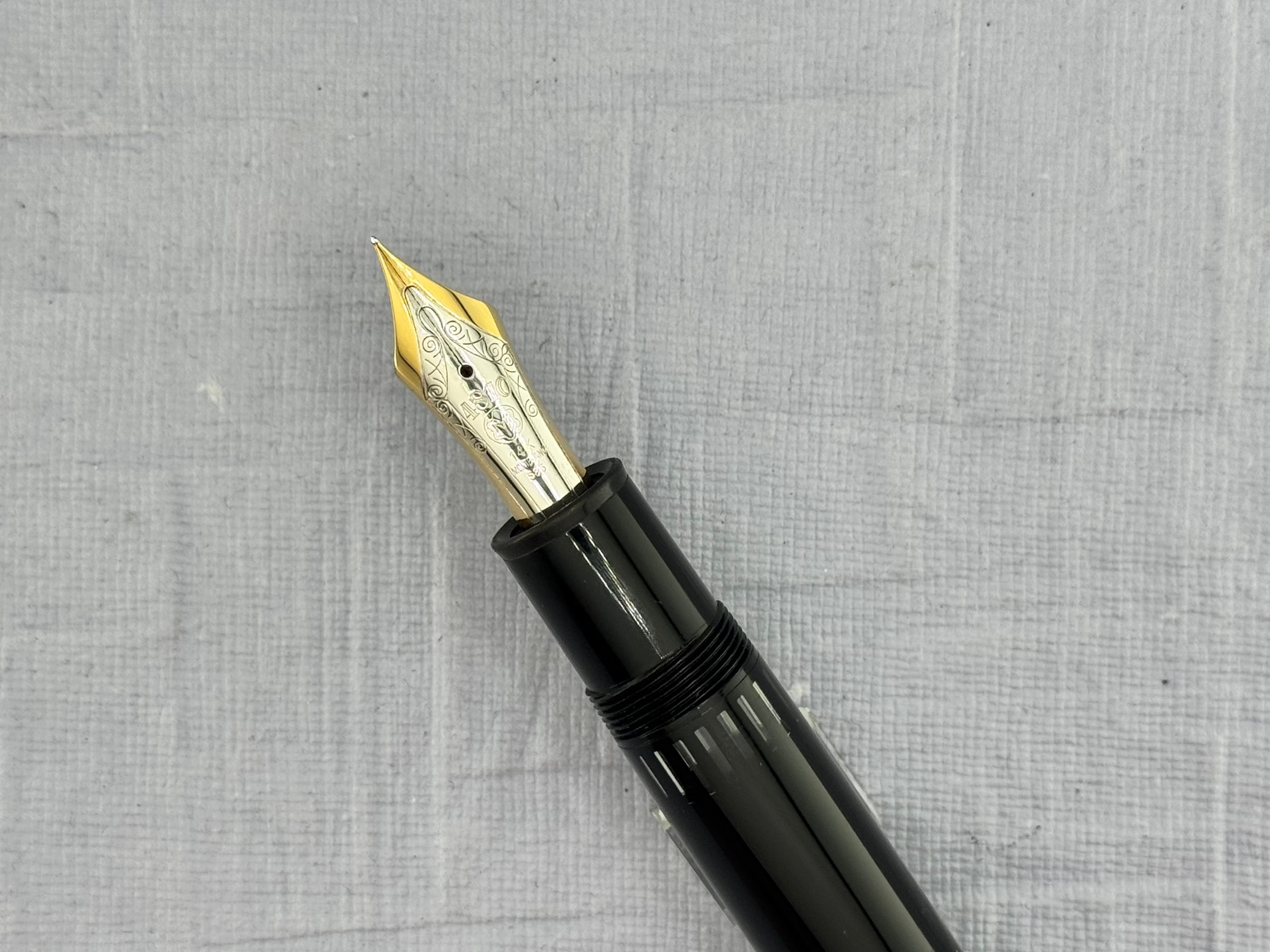 Montblanc Meisterstück Model 149 Black with Gold Trim Circa 1978 Vintage - Fountain Pen