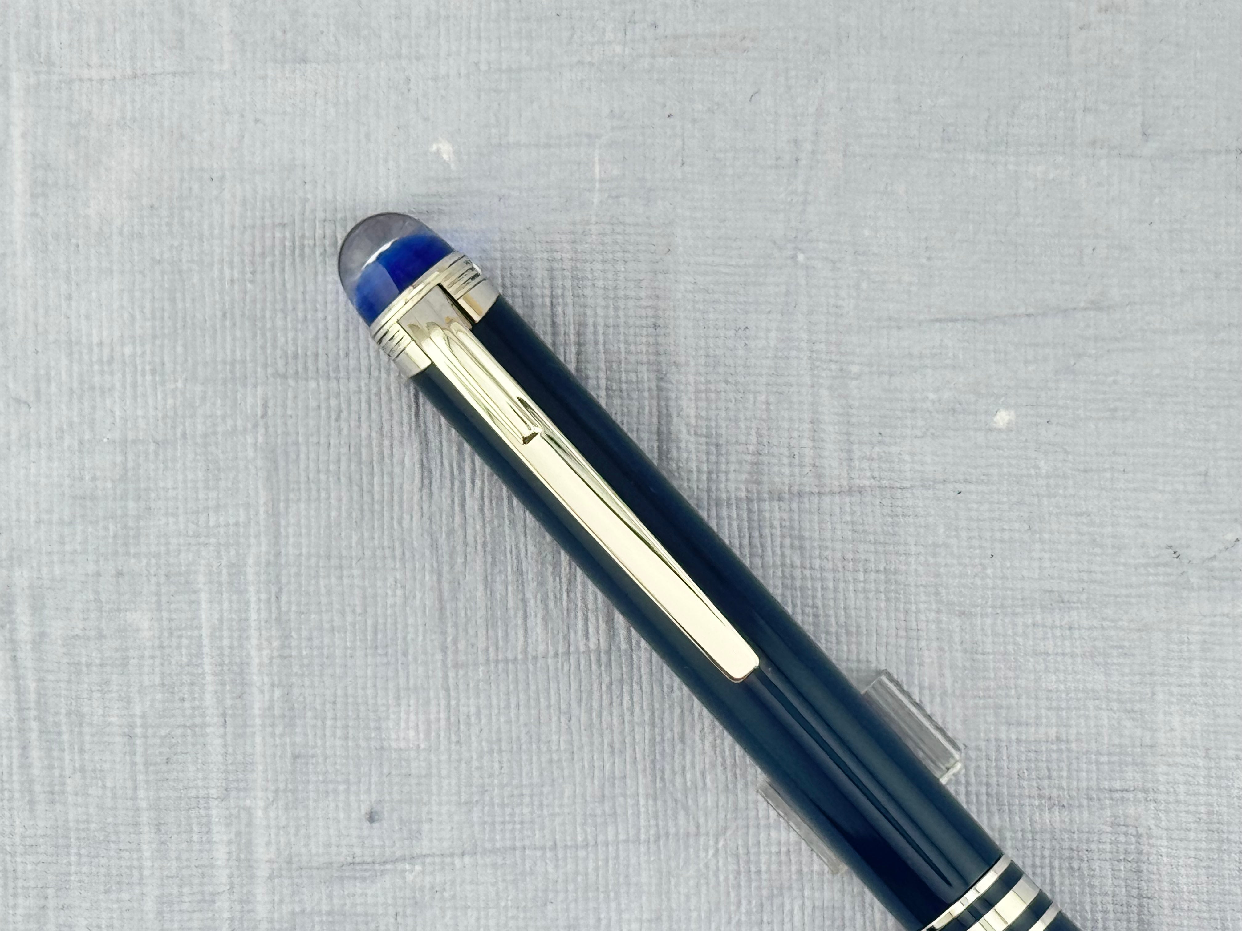 Montblanc StarWalker Blue Planet Translucent Dome Cap - Ballpoint Pen
