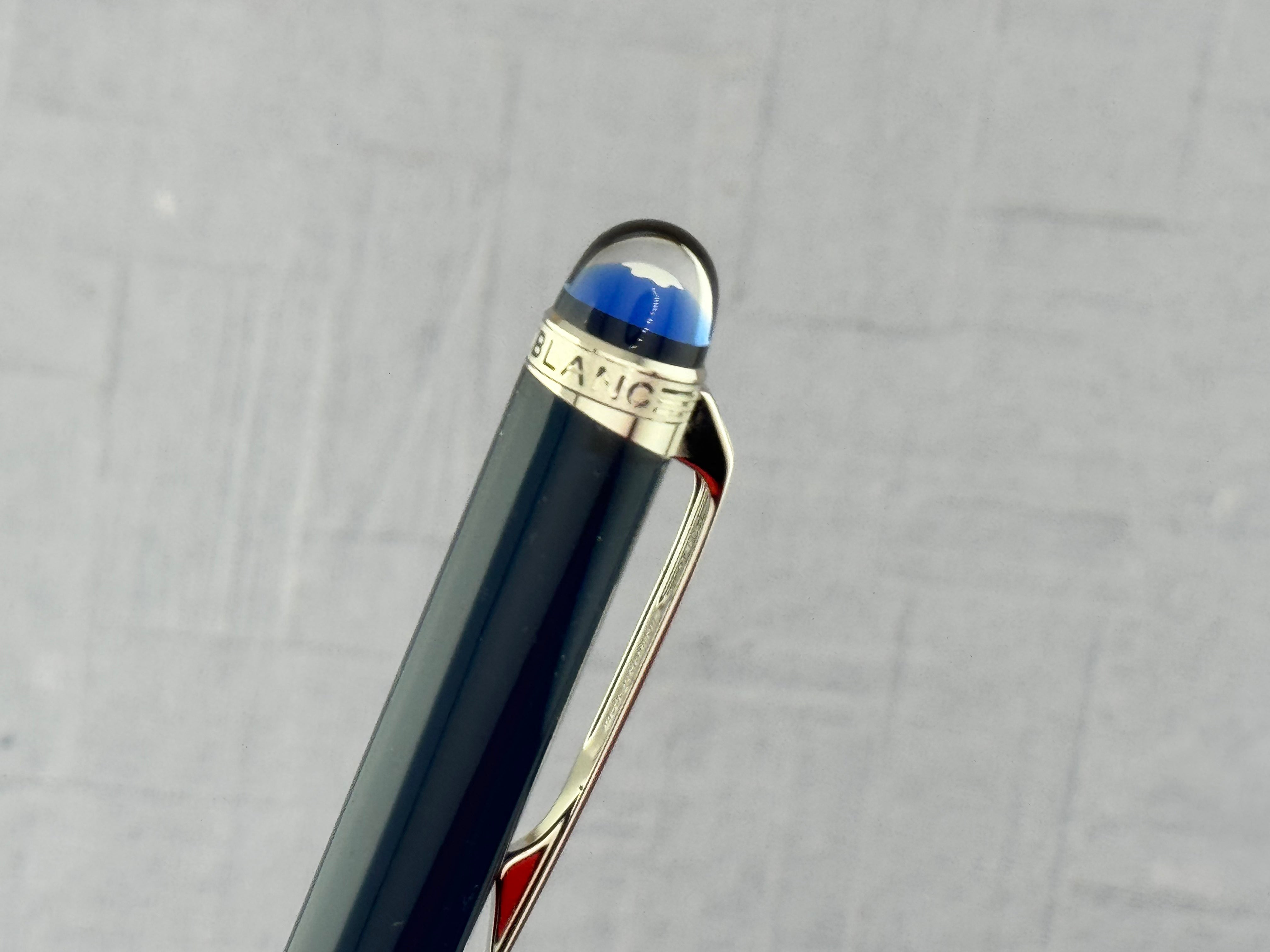 Montblanc StarWalker Blue Planet Translucent Dome Cap - Ballpoint Pen