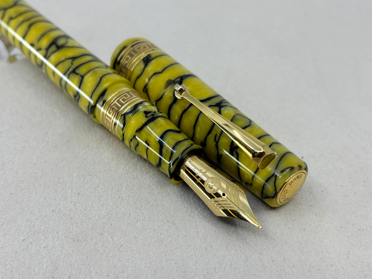 ASC Bologna Extra Pompei Celluloid Gold Limited Edition 01/25 - Fountain Pen