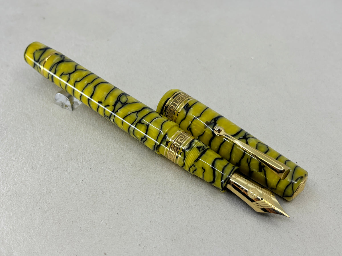ASC Bologna Extra Pompei Celluloid Gold Limited Edition 01/25 - Fountain Pen