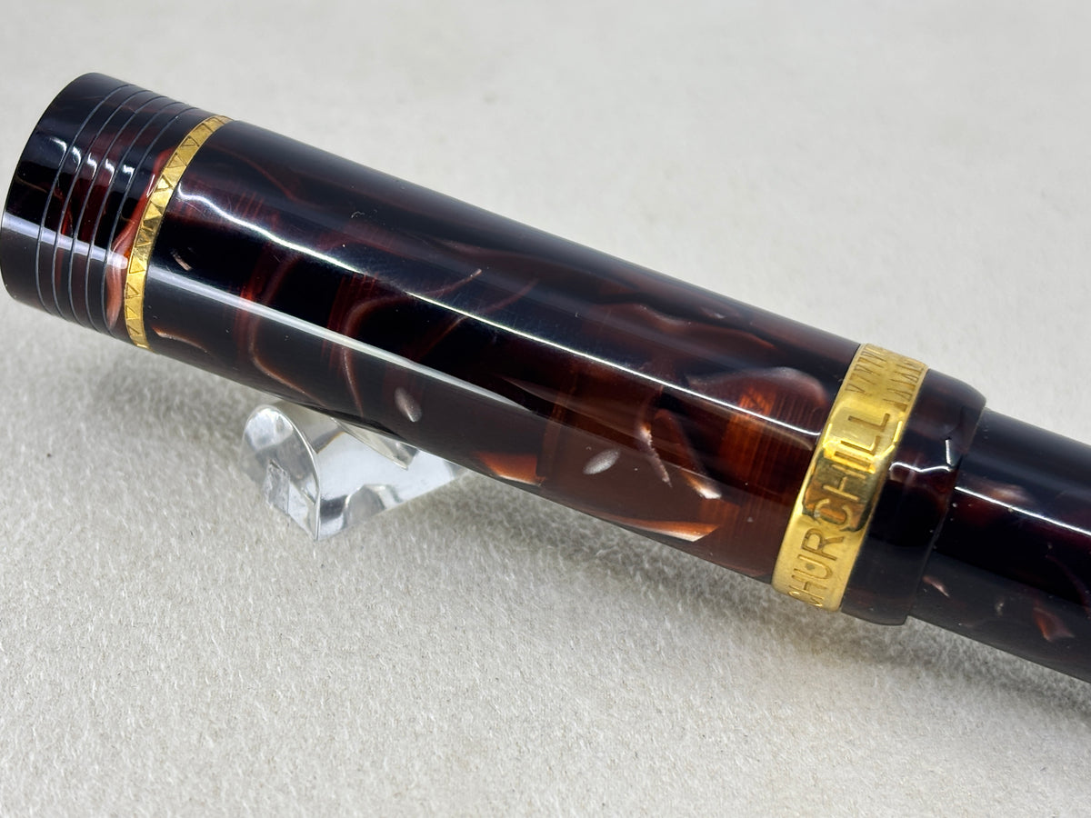 Conway Stewart Winston Churchill Brown Arcola Circa 2019 - Fountain Pen