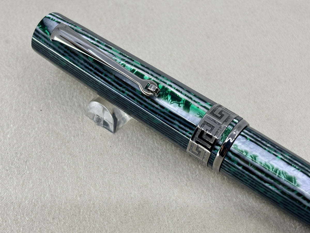 OMAS Paragon Arco Green  (Nibs.com 28th Anniversary) Stub Nib! - Fountain Pen