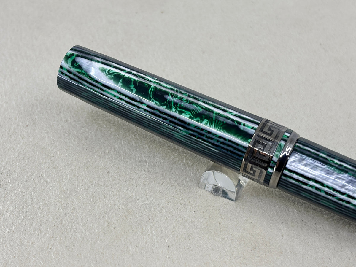 OMAS Paragon Arco Green  (Nibs.com 28th Anniversary) Stub Nib! - Fountain Pen