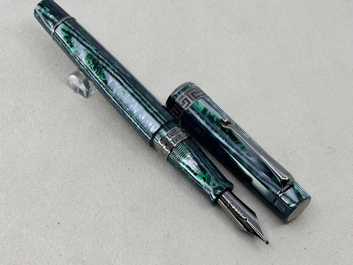 OMAS Paragon Arco Green  (Nibs.com 28th Anniversary) Stub Nib! - Fountain Pen