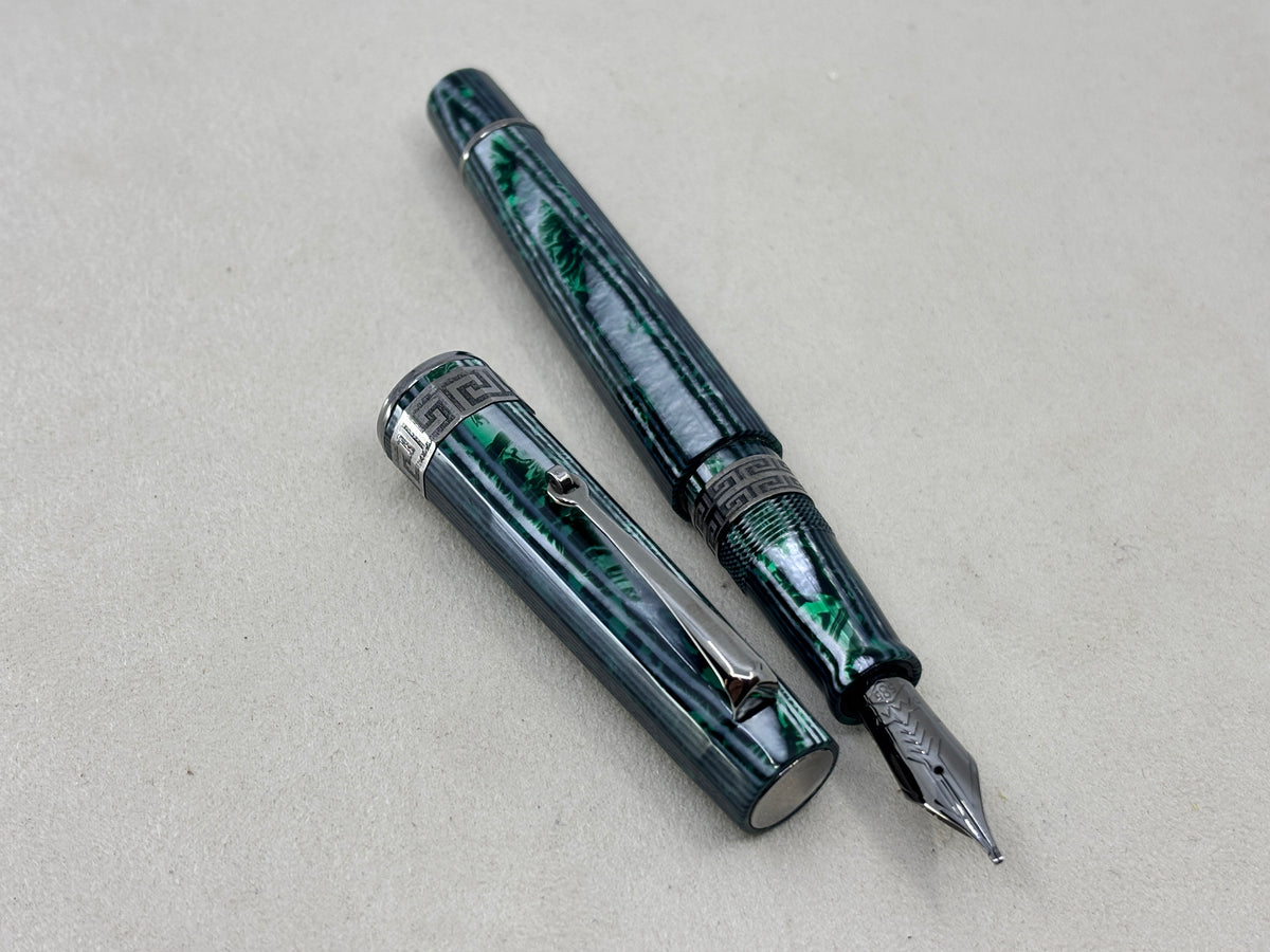OMAS Paragon Arco Green  (Nibs.com 28th Anniversary) Stub Nib! - Fountain Pen