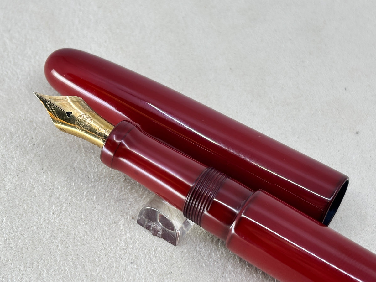 Nakaya Long Cigar Shu Polished - Fountain Pen
