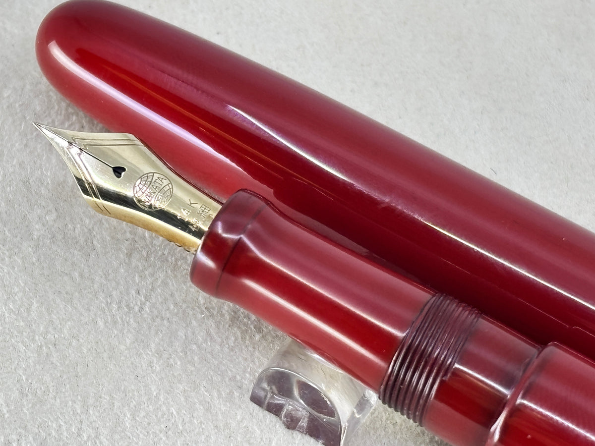 Nakaya Long Cigar Shu Polished - Fountain Pen