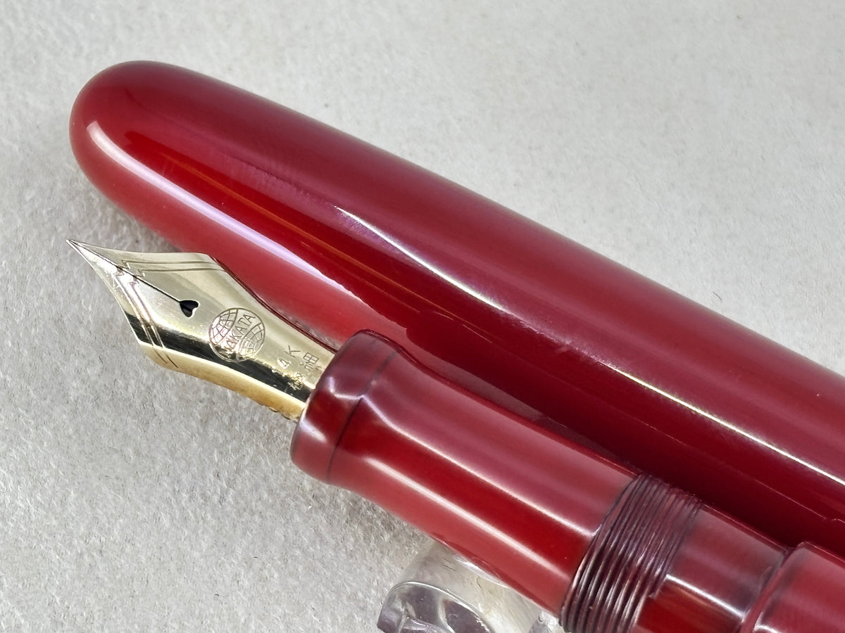 Nakaya Long Cigar Shu Polished - Fountain Pen