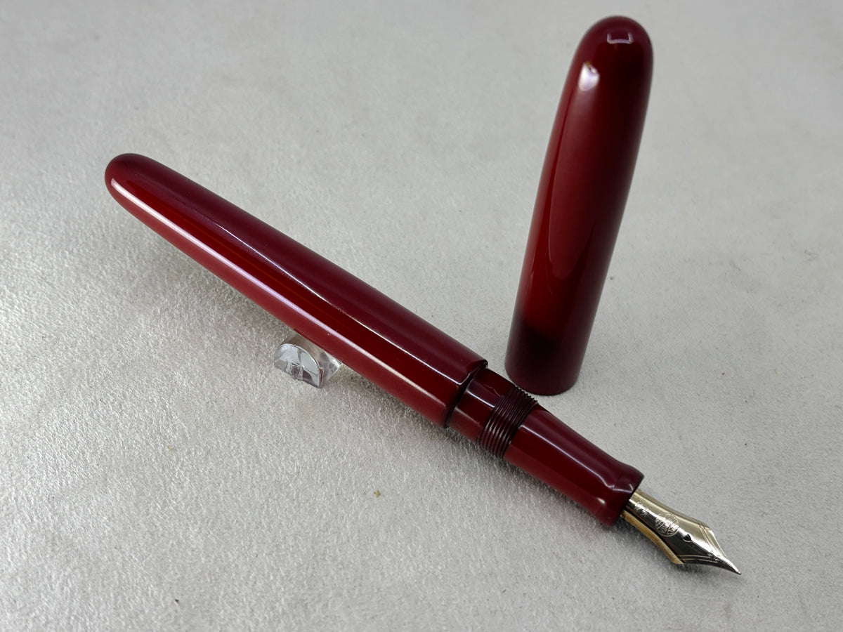 Nakaya Long Cigar Shu Polished - Fountain Pen