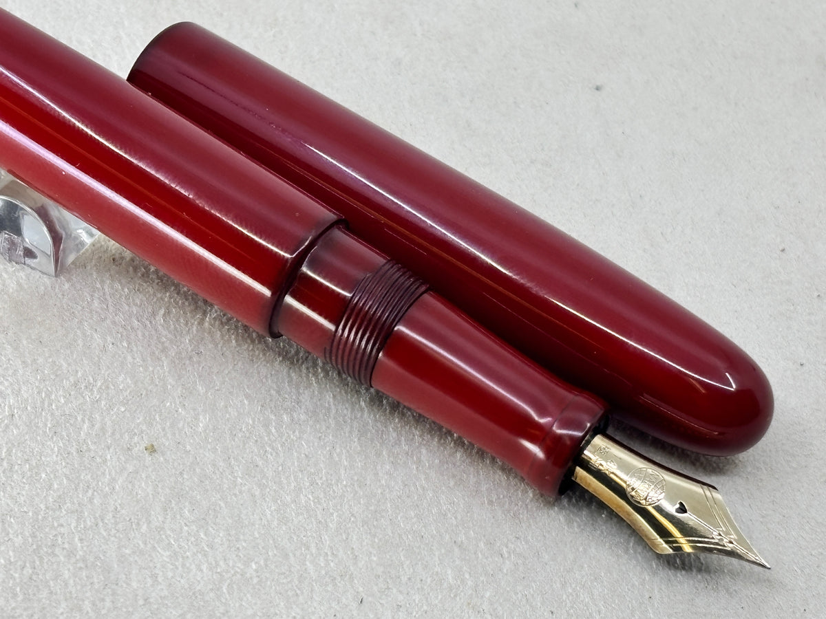 Nakaya Long Cigar Shu Polished - Fountain Pen