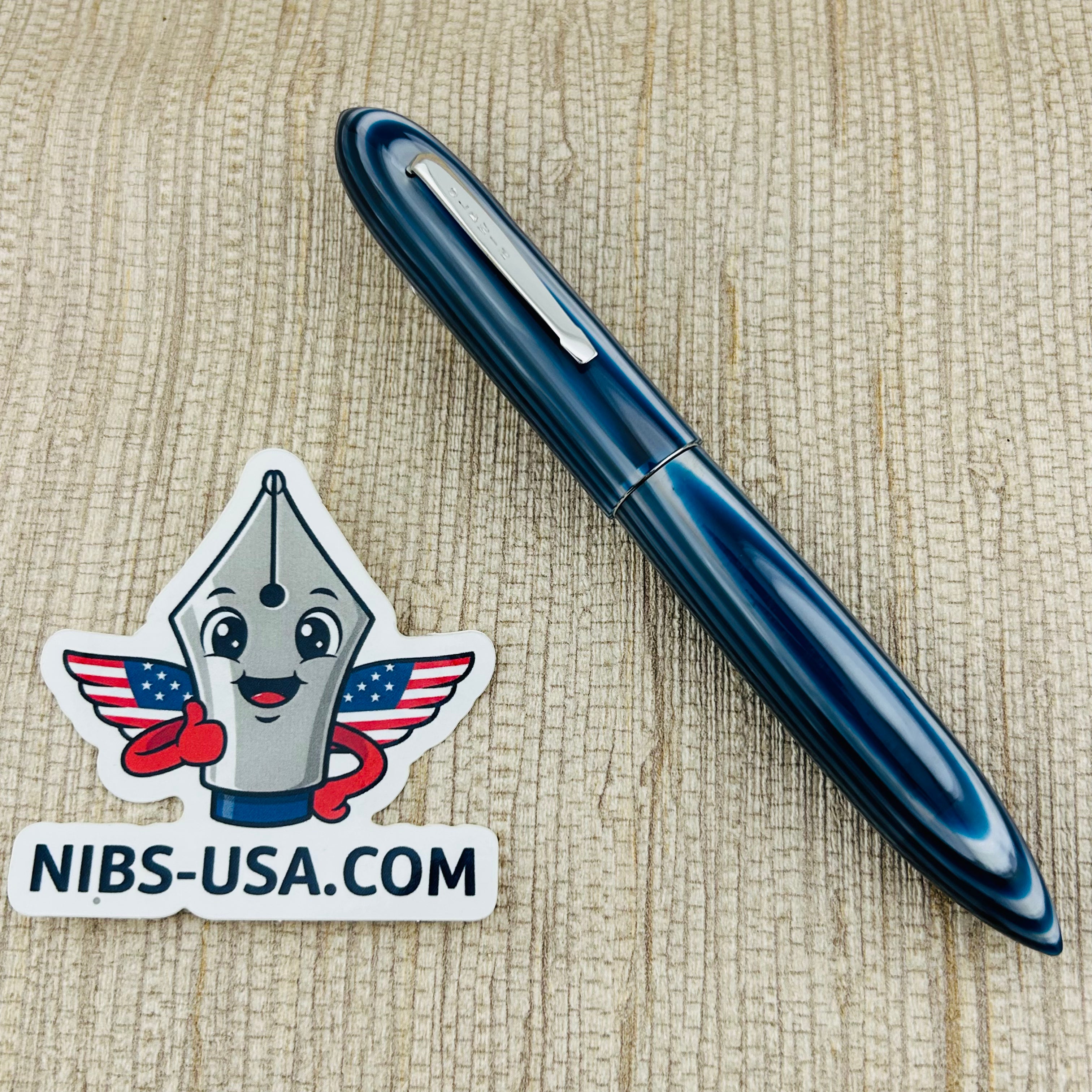 Oldwin Paris Torpedo Blue Mystic River Limited Edition - Fountain Pen
