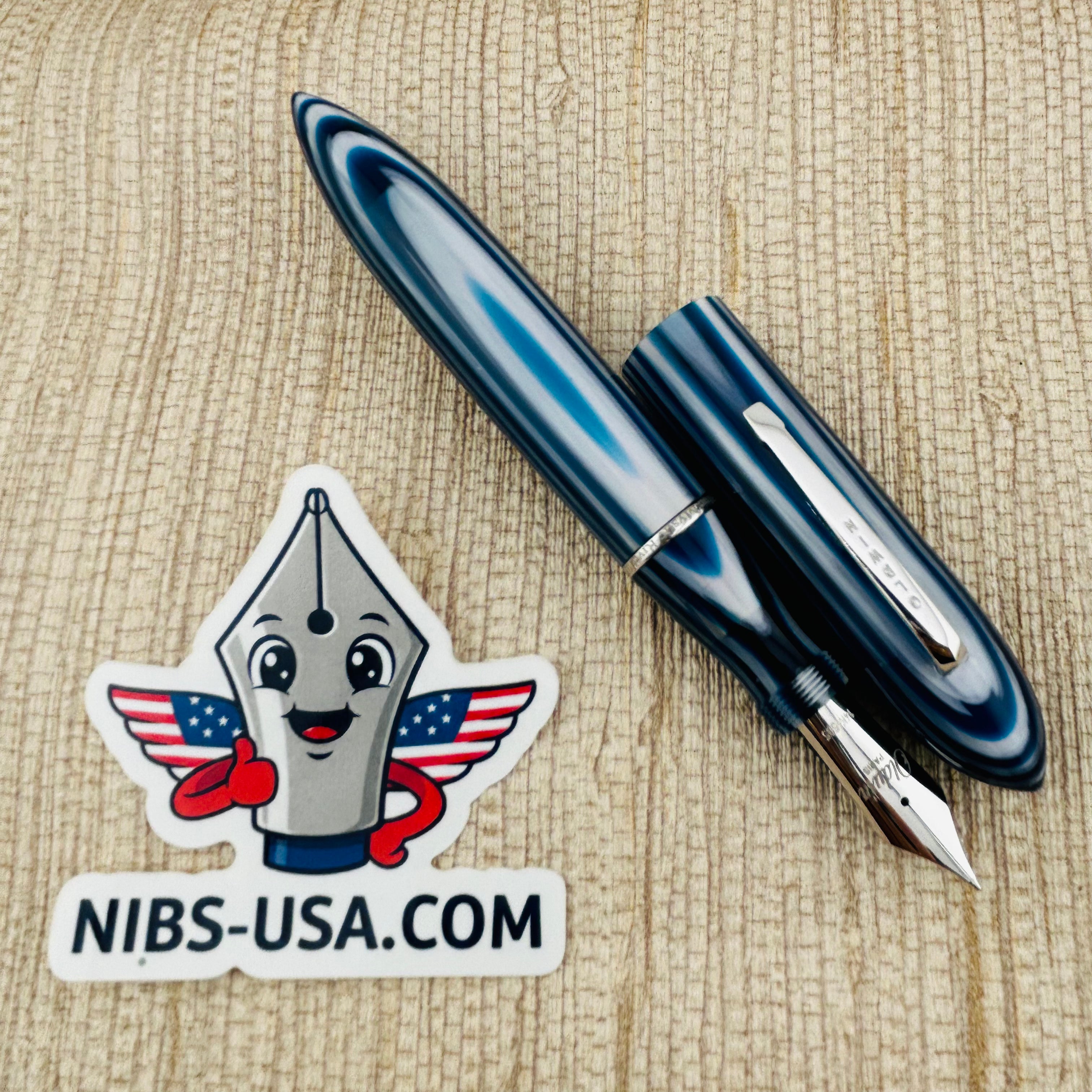 Oldwin Paris Torpedo Blue Mystic River Limited Edition - Fountain Pen