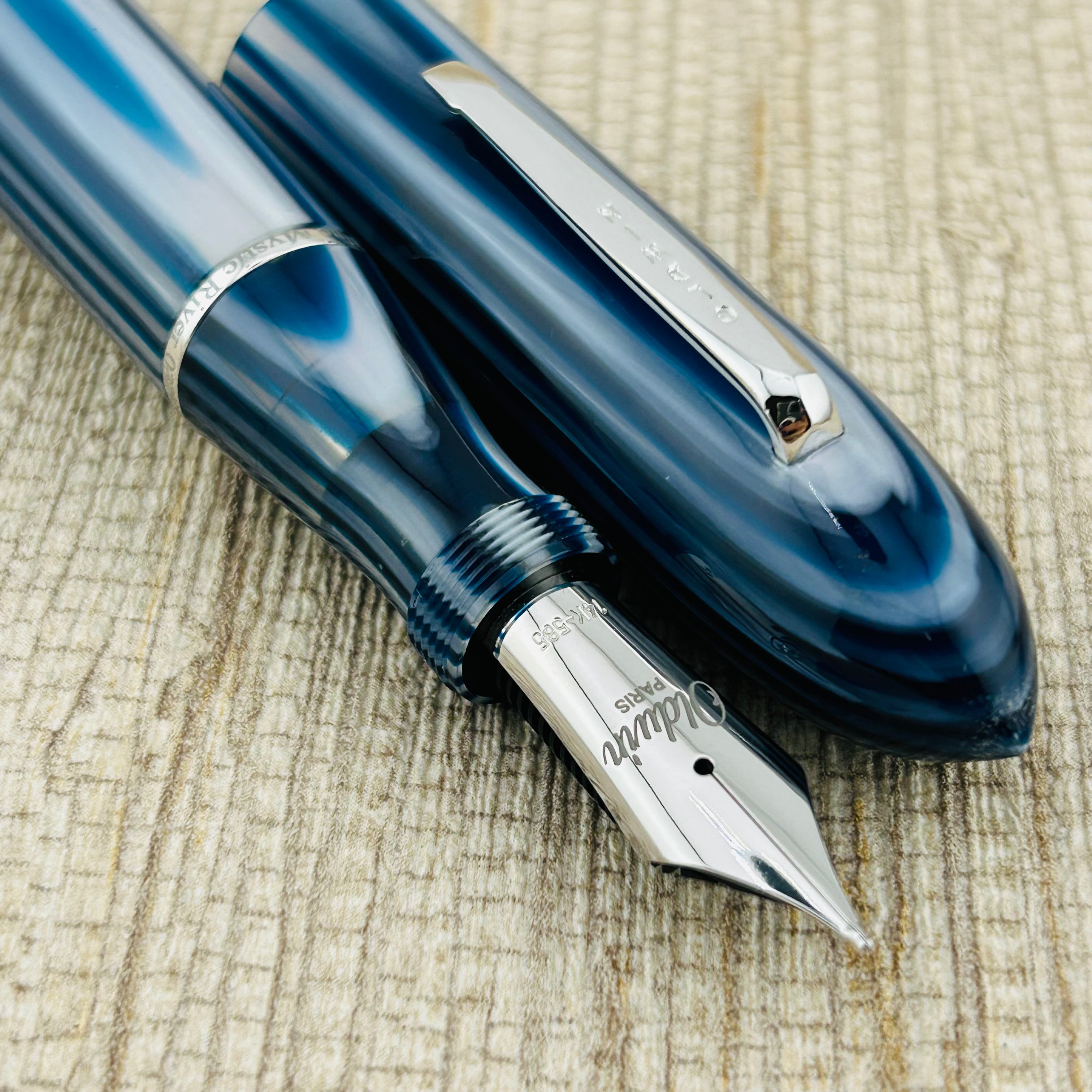 Oldwin Paris Torpedo Blue Mystic River Limited Edition - Fountain Pen