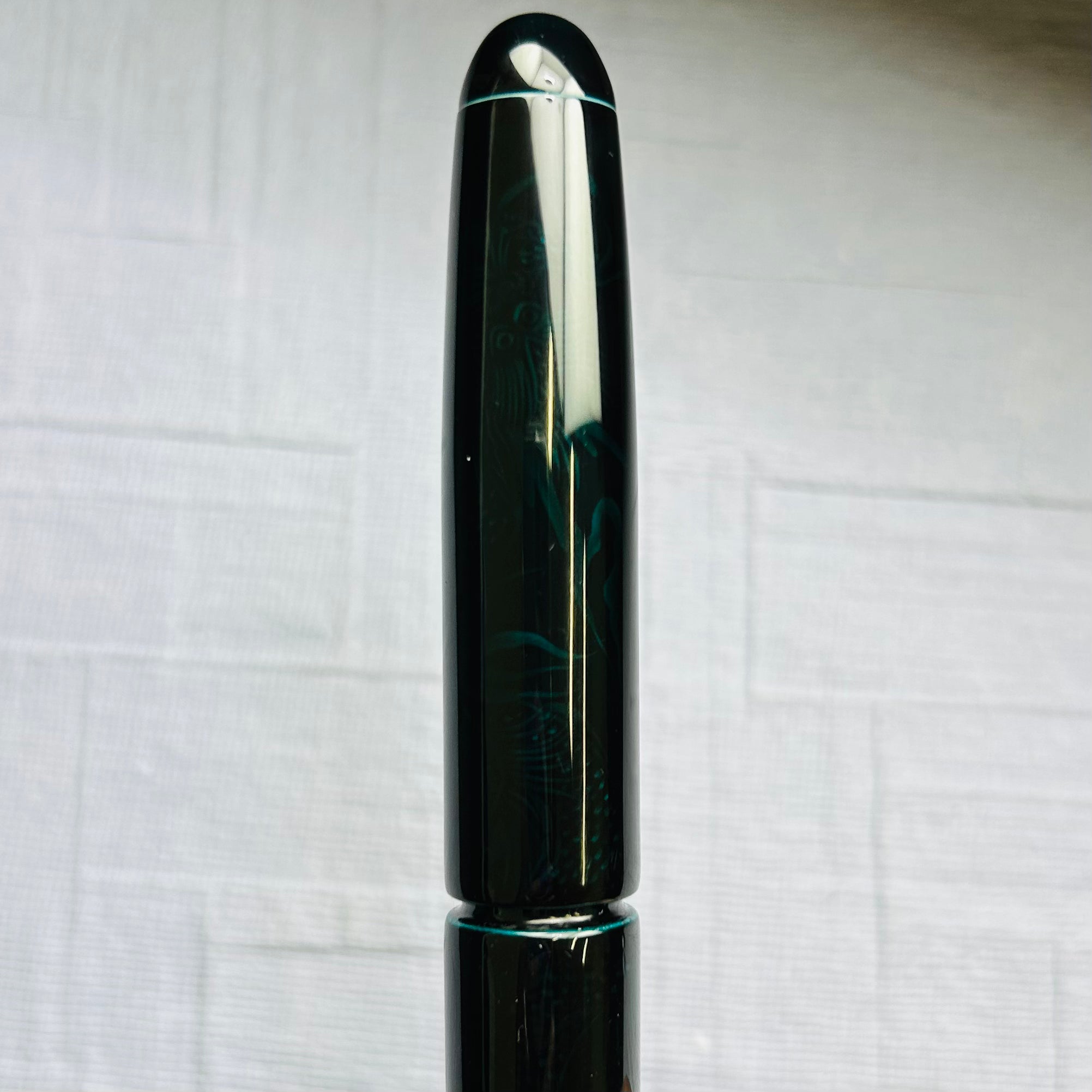 Nakaya Portable Writer Ascending Dragon Ao-tamenuri - Watch The Video!! - Fountain Pen
