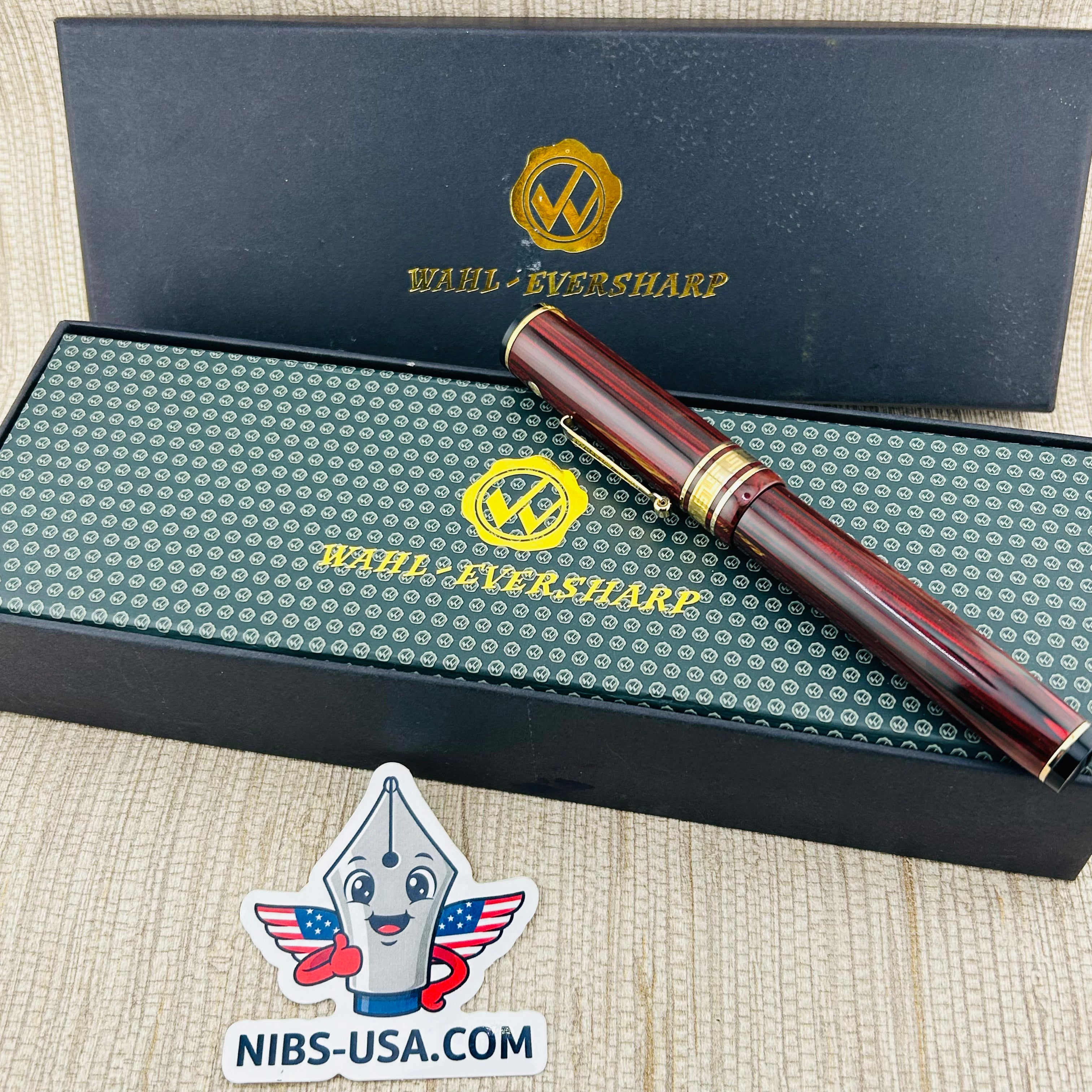 Wahl-Eversharp Rosewood Superflex 18k750 Gold Nib - Fountain Pen