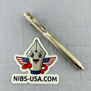 Yard-0-Led Sterling Silver 925 Barleycorn Short Size "The Pocket Collection" - Fountain Pen