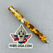 Montegrappa Bassano Del Grappa Honey Marble Celluloid  - Rollerball Pen