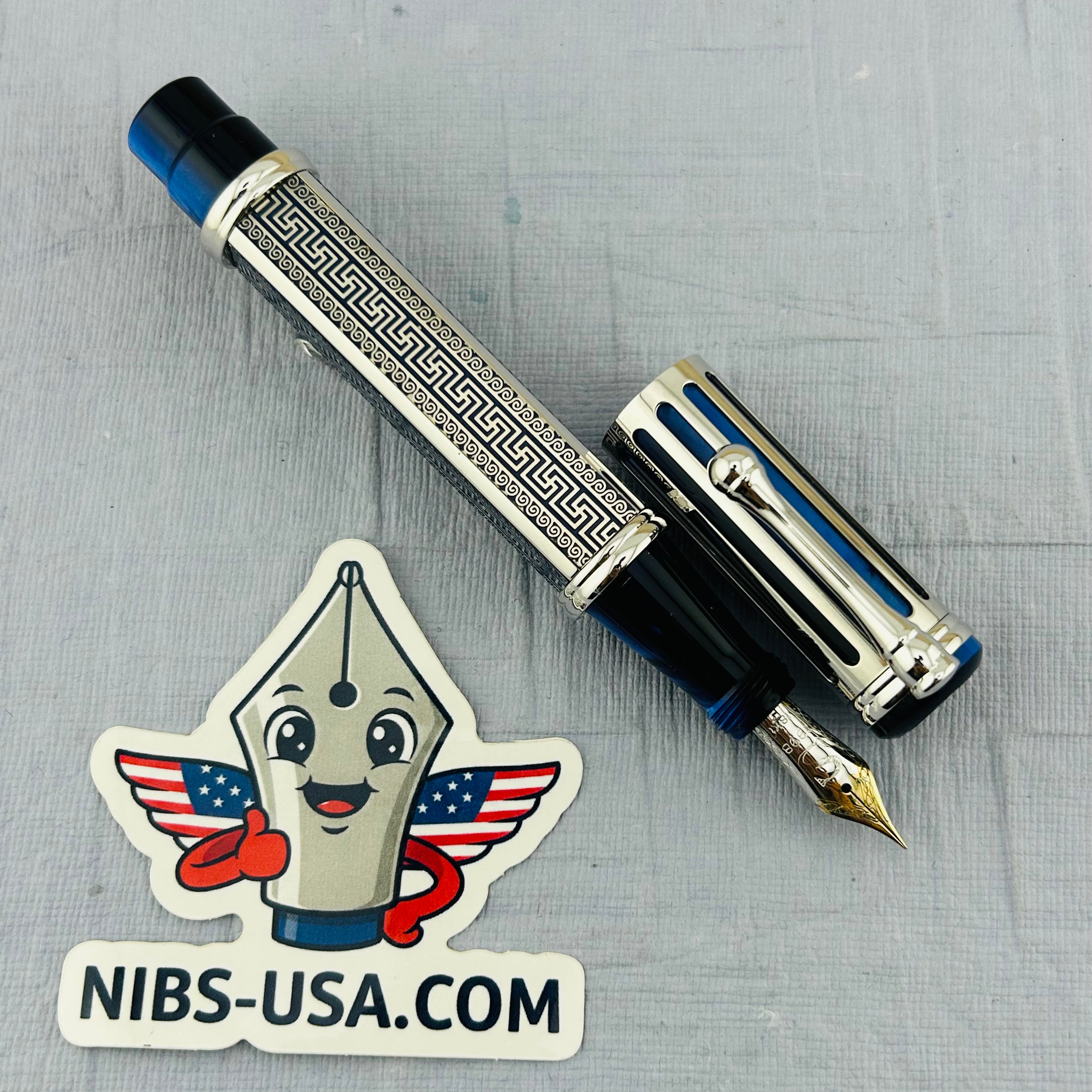 Santini Athens Blue Limited Edition 05/88 - Fountain Pen