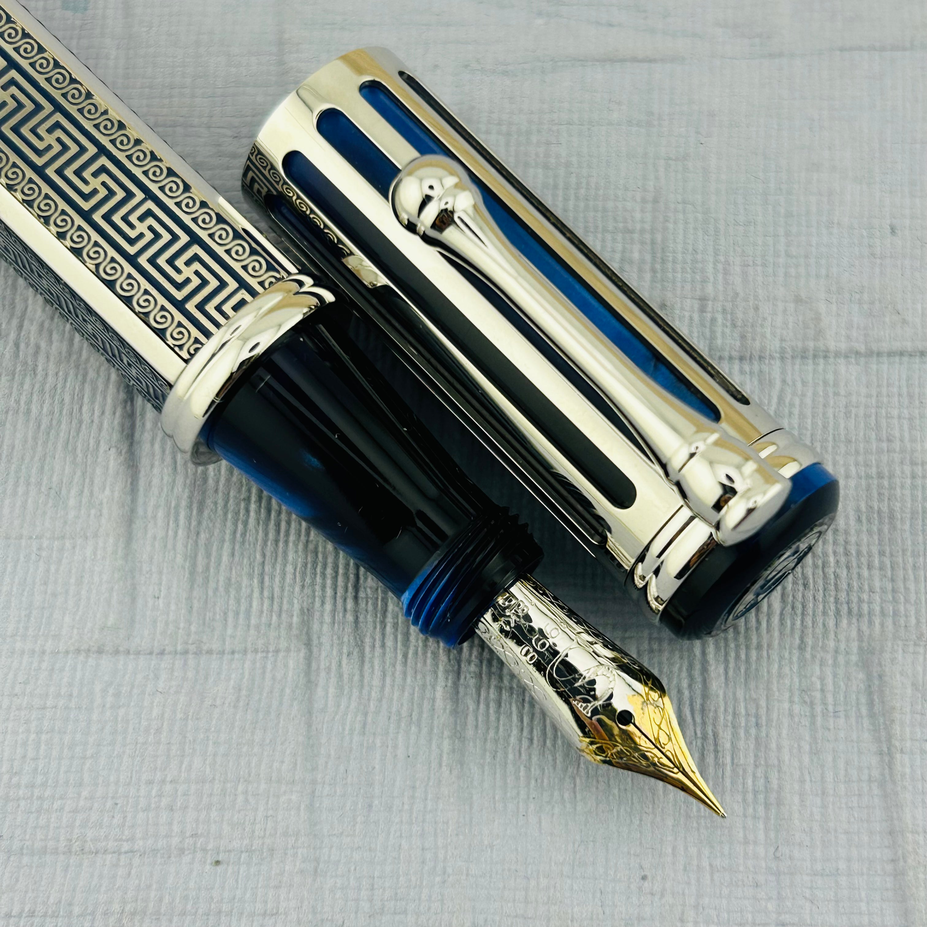 Santini Athens Blue Limited Edition 05/88 - Fountain Pen