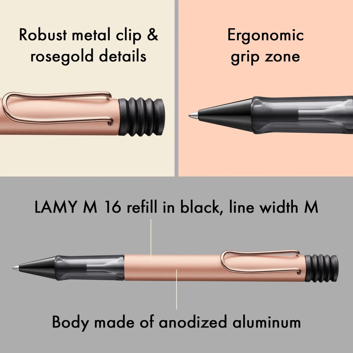 LAMY Lx Rosegold Ballpoint Collection
