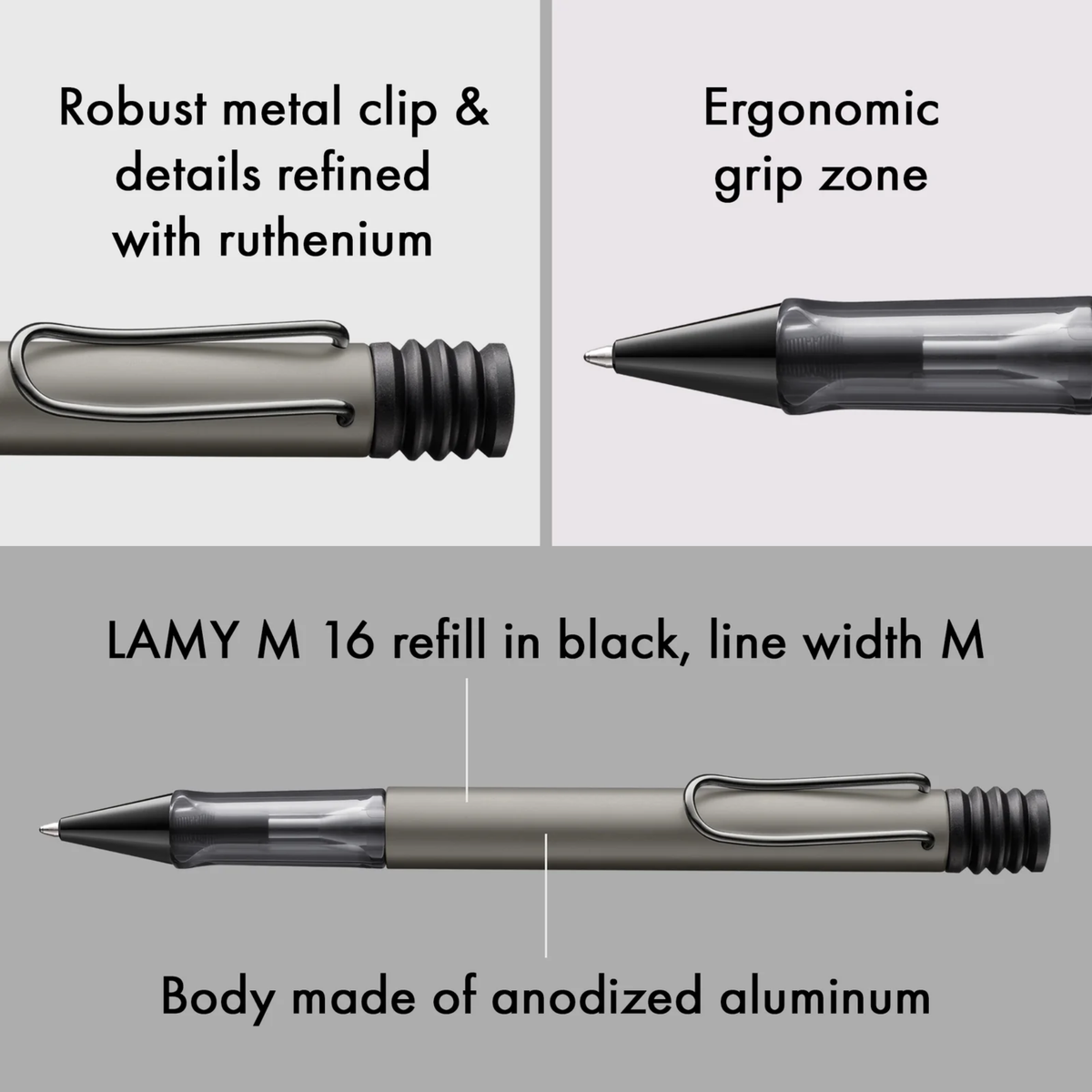 LAMY Lx Ruthenium Ballpoint Collection