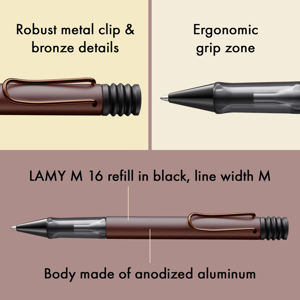 LAMY Lx Marron Ballpoint Collection