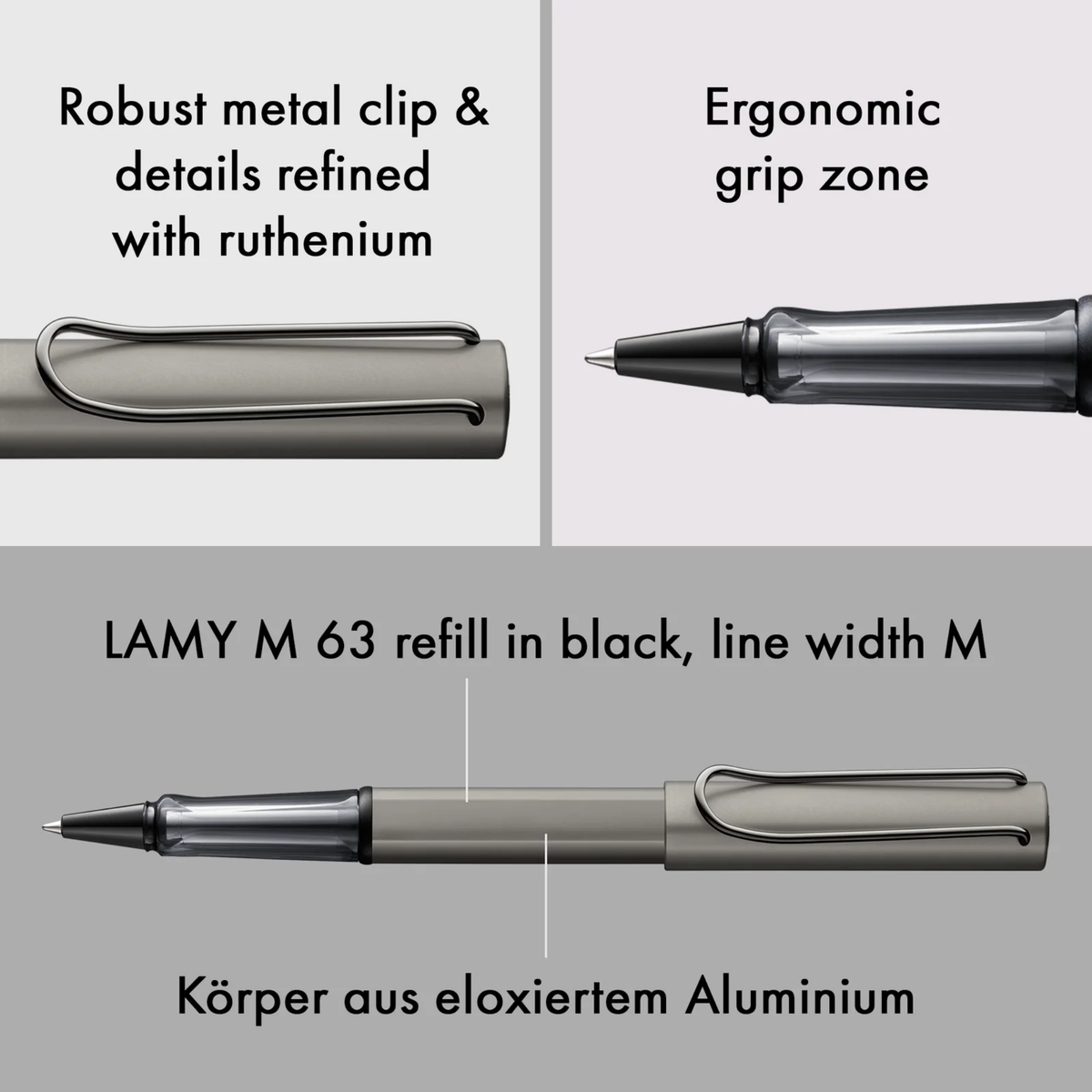 LAMY Lx Ruthenium Rollerball Collection
