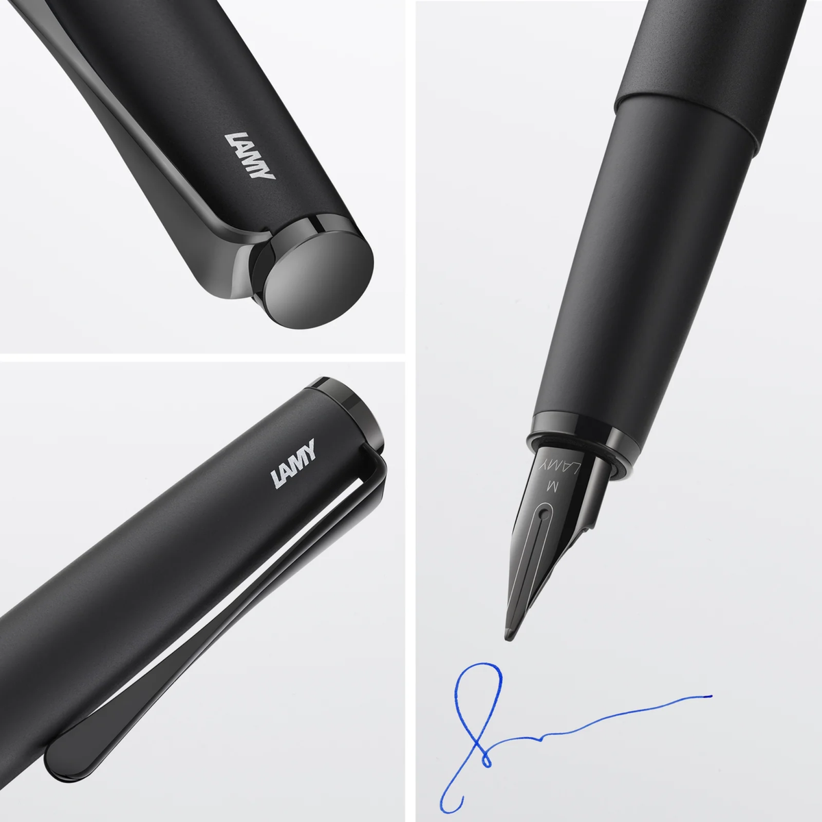 LAMY Studio Lx All Black Fountain Pen Collection