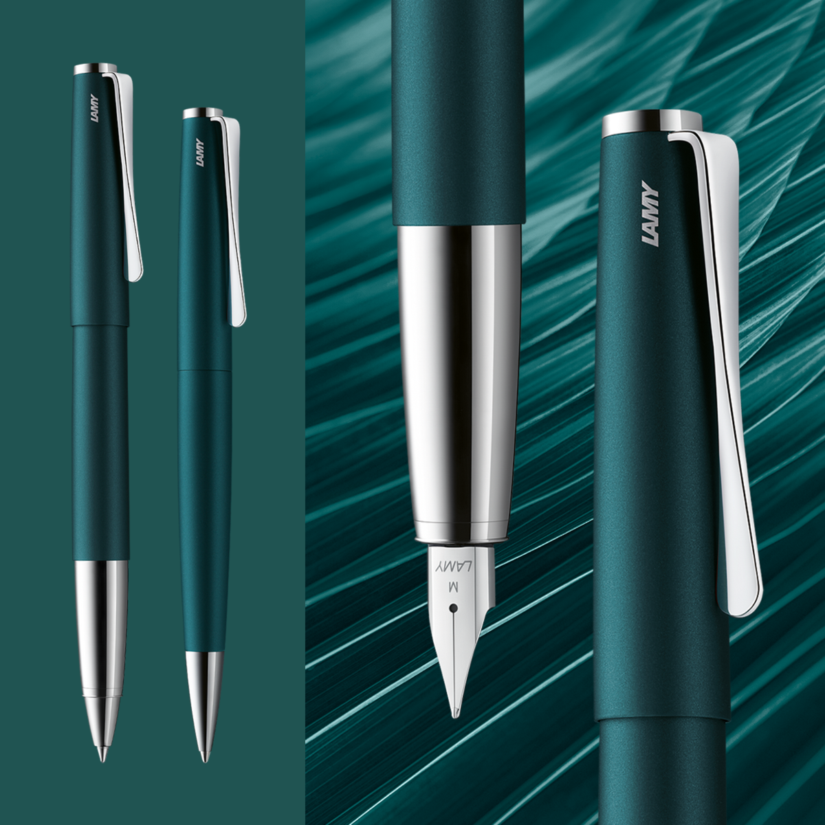 LAMY Studio Petrol Fountain Pen Collection