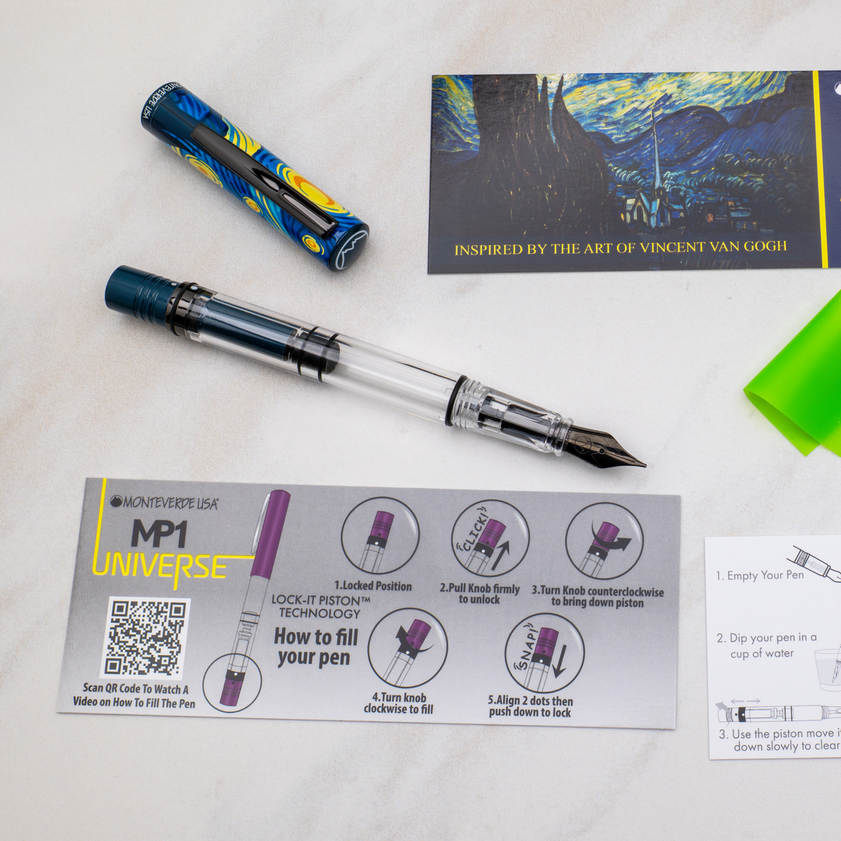 Monteverde MP1 Starry Night Fountain Pen Collection