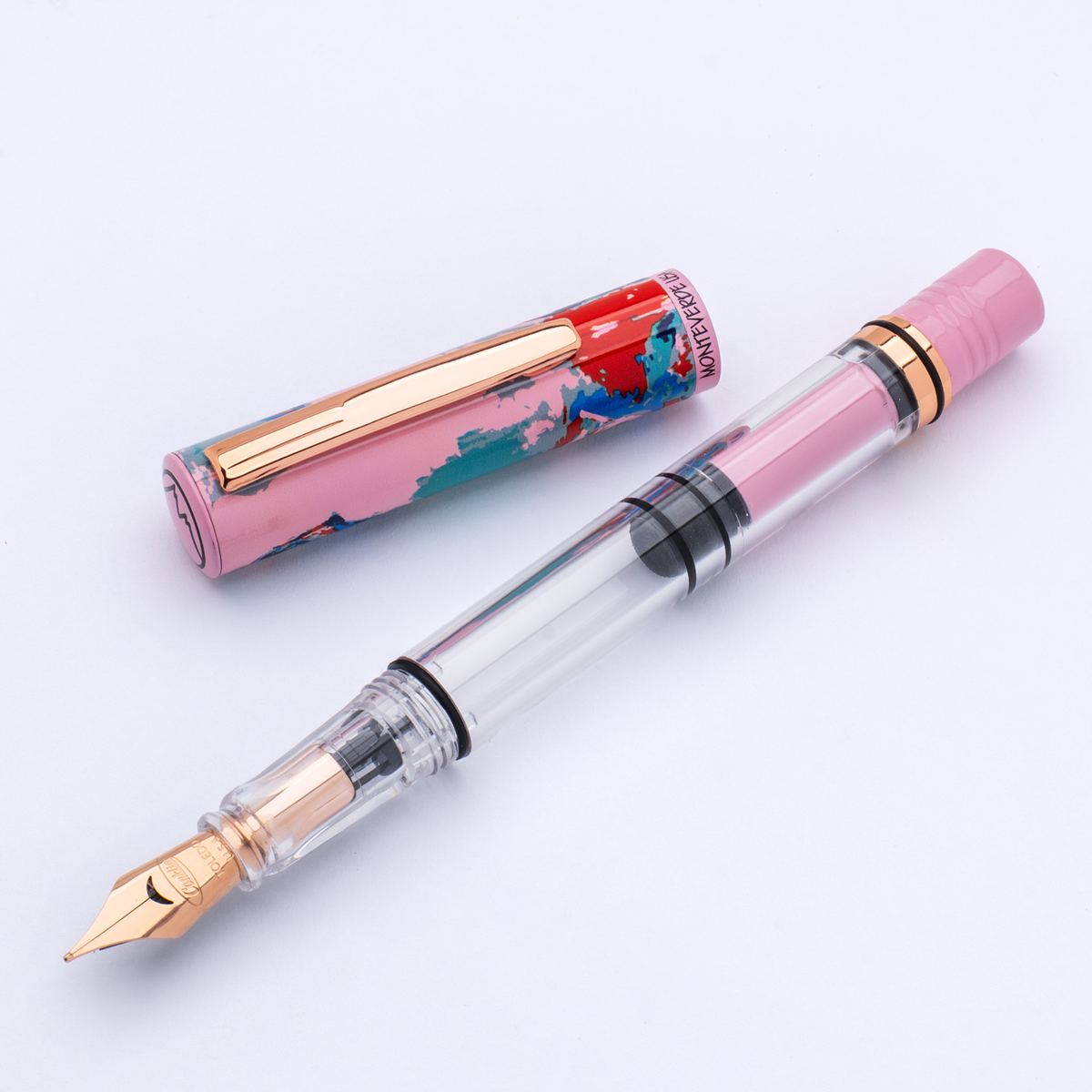 Monteverde MP1 Woman With A Hat 1905 – Fountain Pen + 15ml Pink Ink Bottle