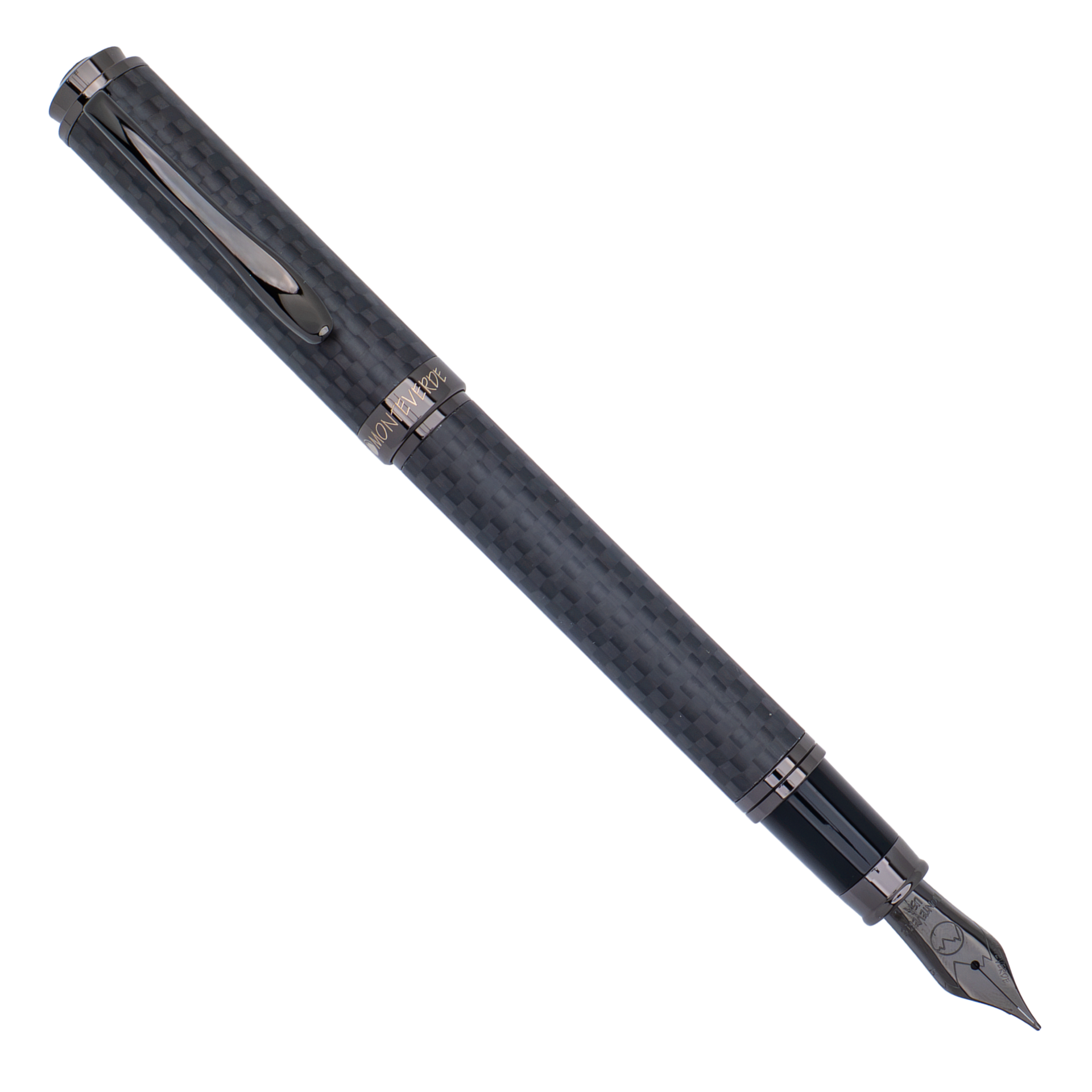 Monteverde USA Innova Matte Carbon Gunmetal - Fountain Pen – Nibs