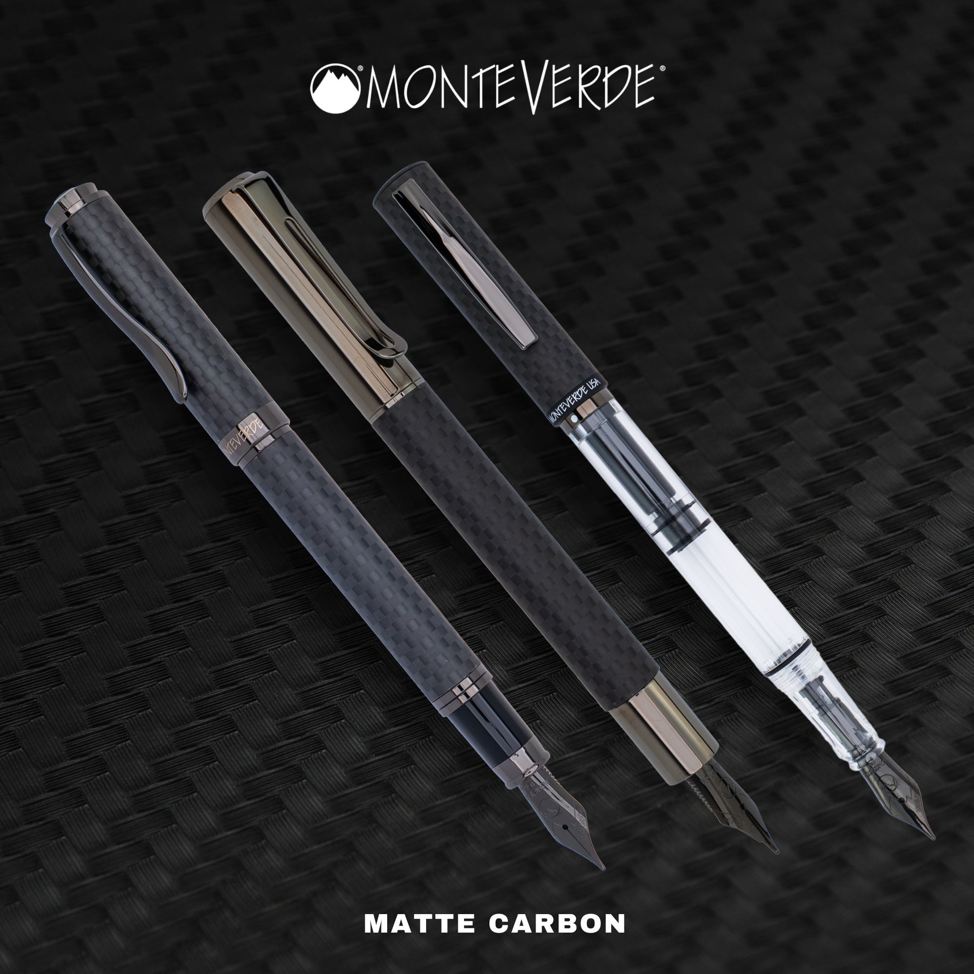 Monteverde USA Matte Carbon Collection