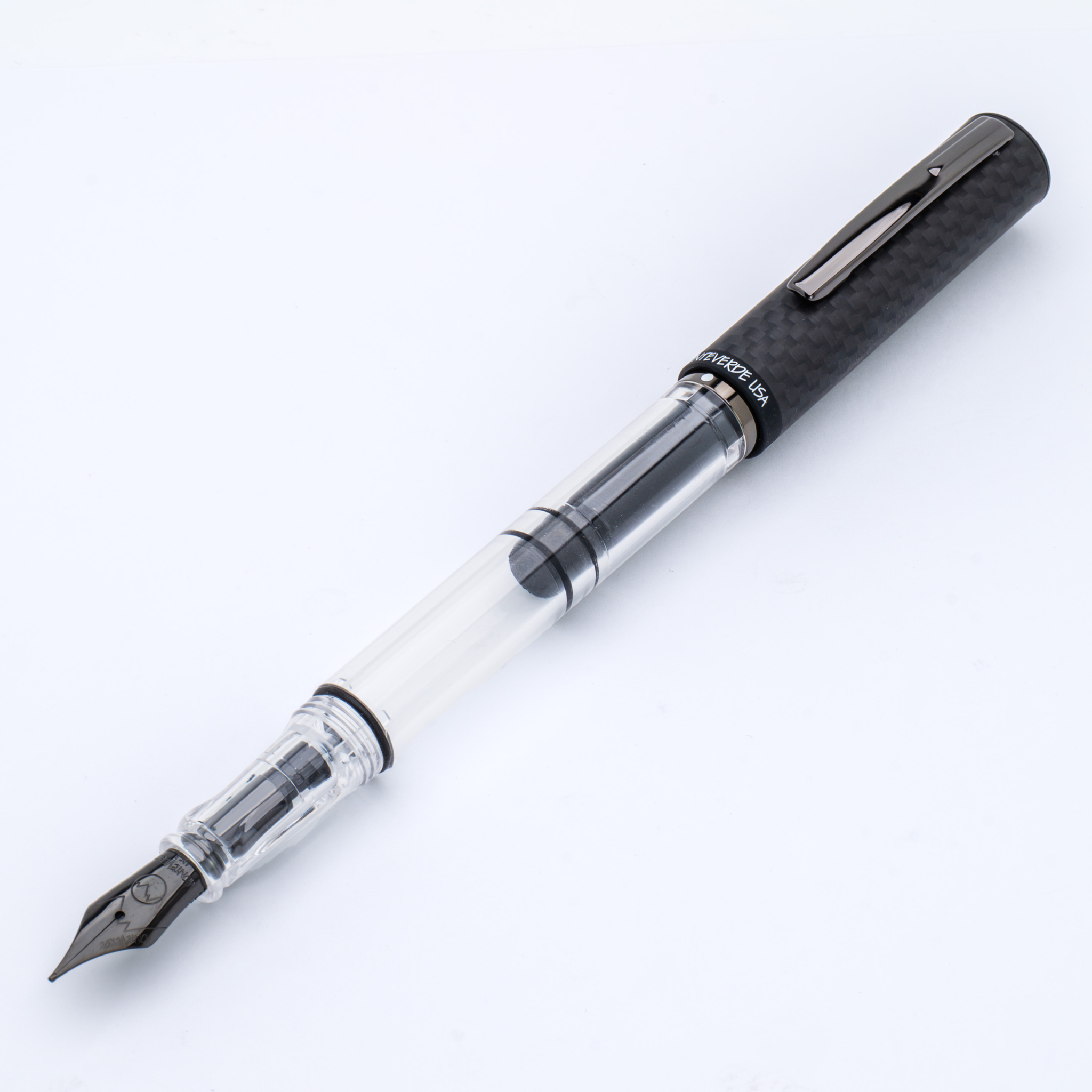 Monteverde USA Matte Carbon MP1 Fountain Pen Collection