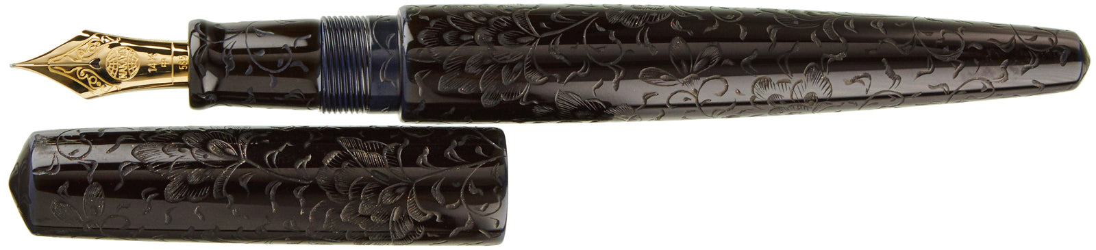 Nakaya Naka-ai Writer Housoge Kikyo-Tamenuri Charcoal